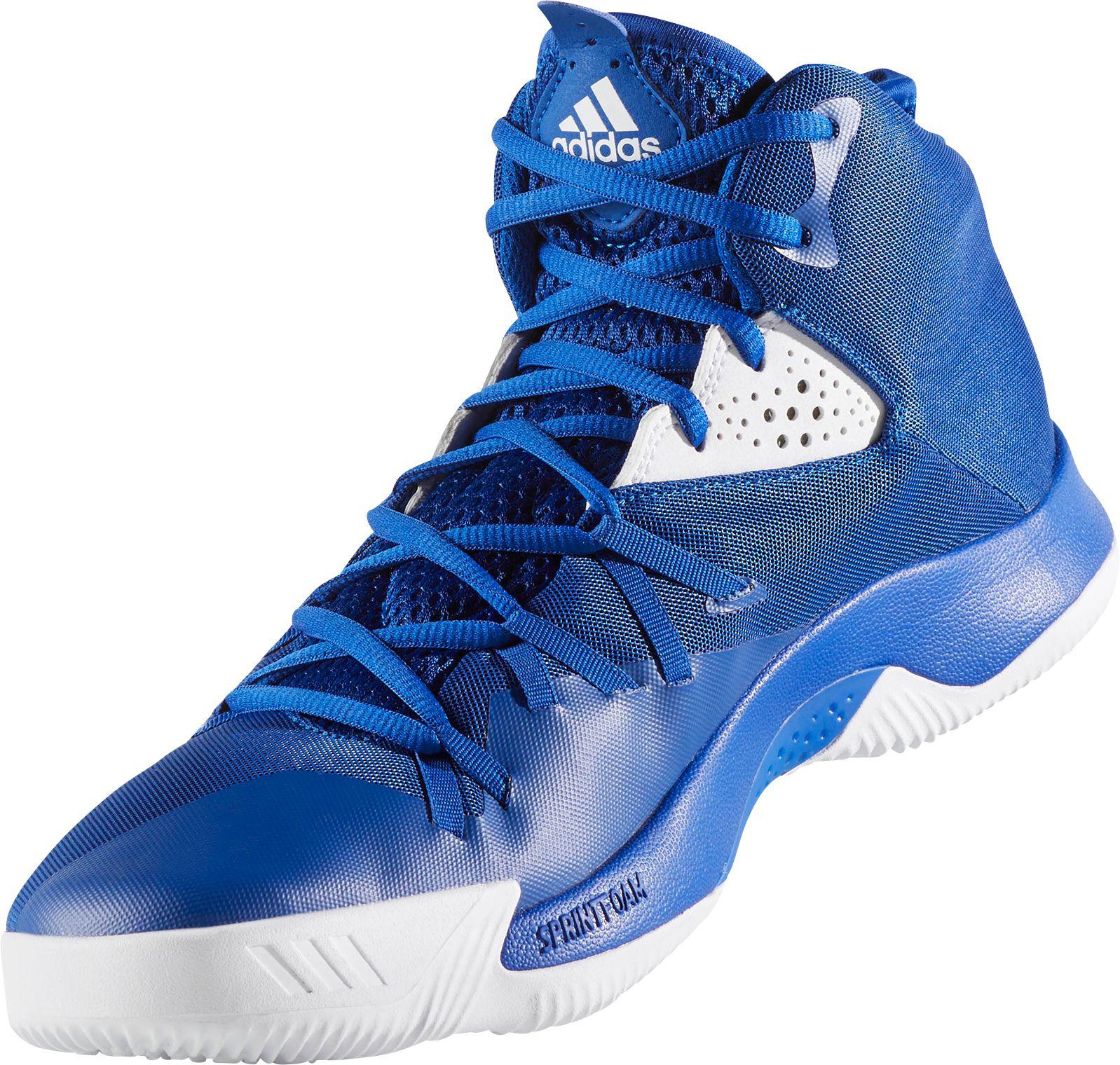 basketball shoes blue white