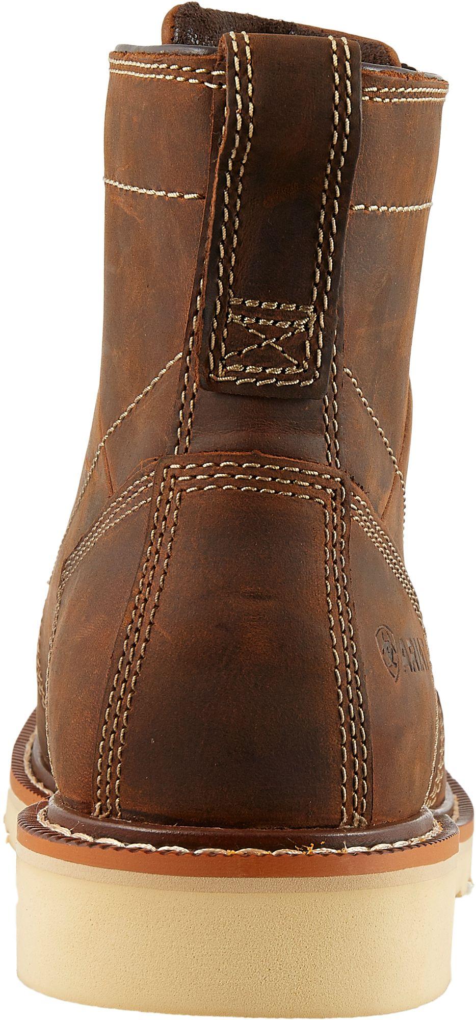 Ariat Recon Lace Distressed Work Boots in Brown for Men - Lyst