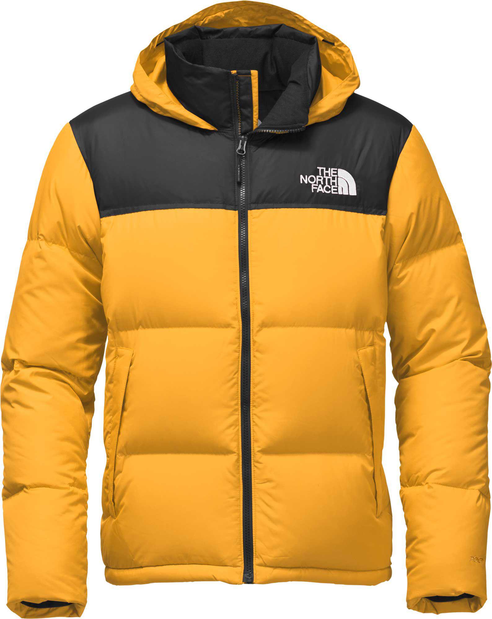 The North Face Novelty Nuptse Down Jacket in Yellow for Men - Lyst