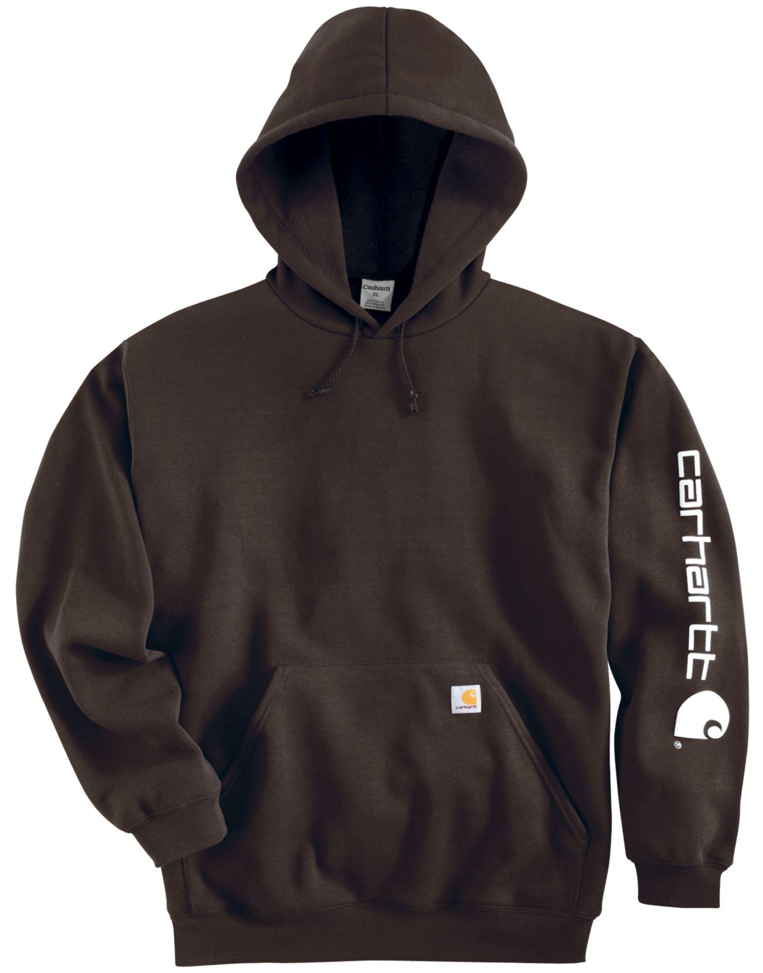 Carhartt Cotton Midweight Hooded Logo Sleeve Sweatshirt for Men - Lyst