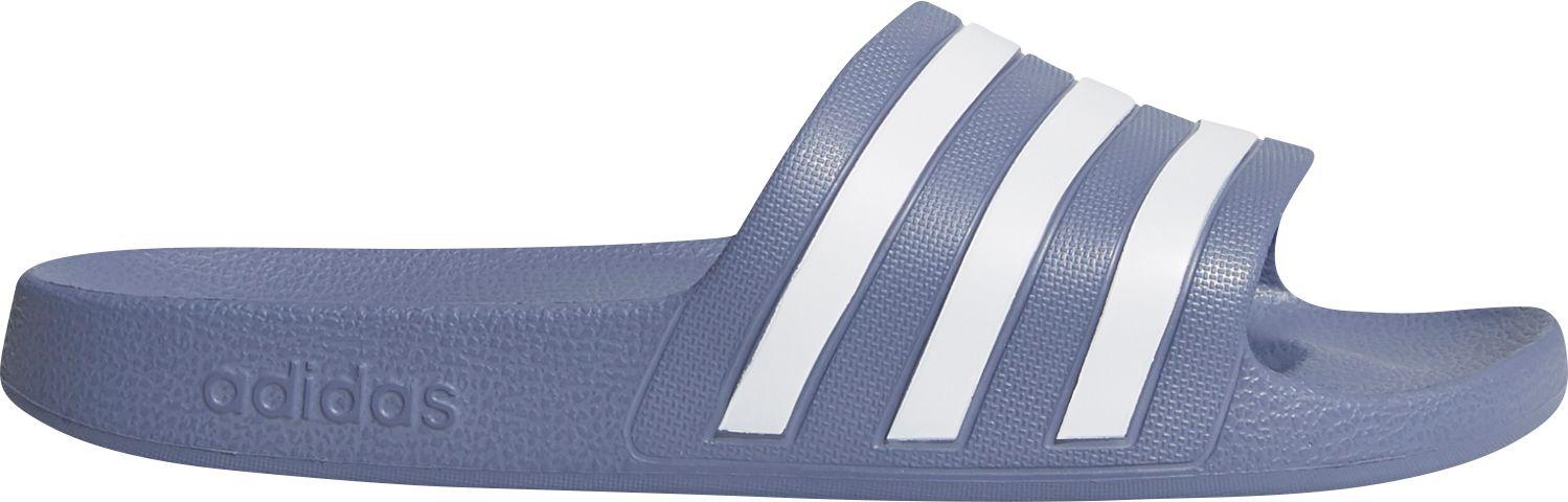 adidas adilette aqua slides blue
