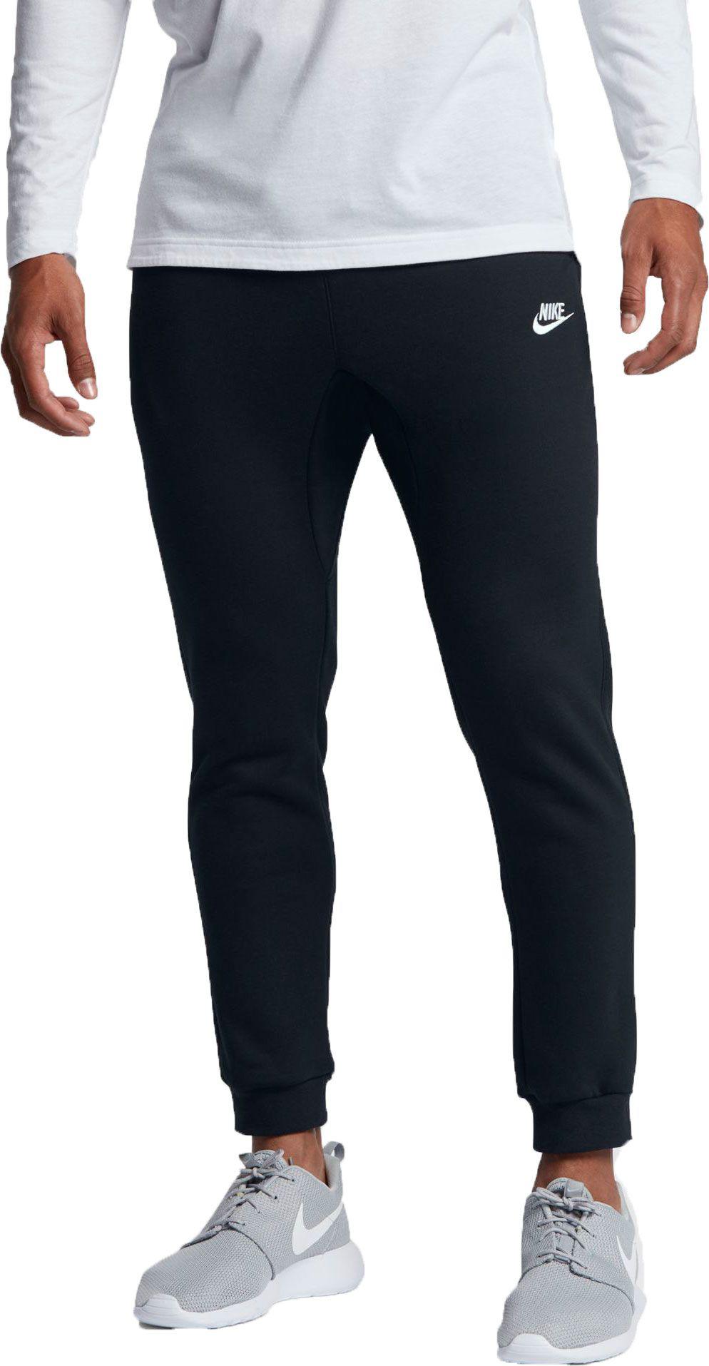 nike club black joggers