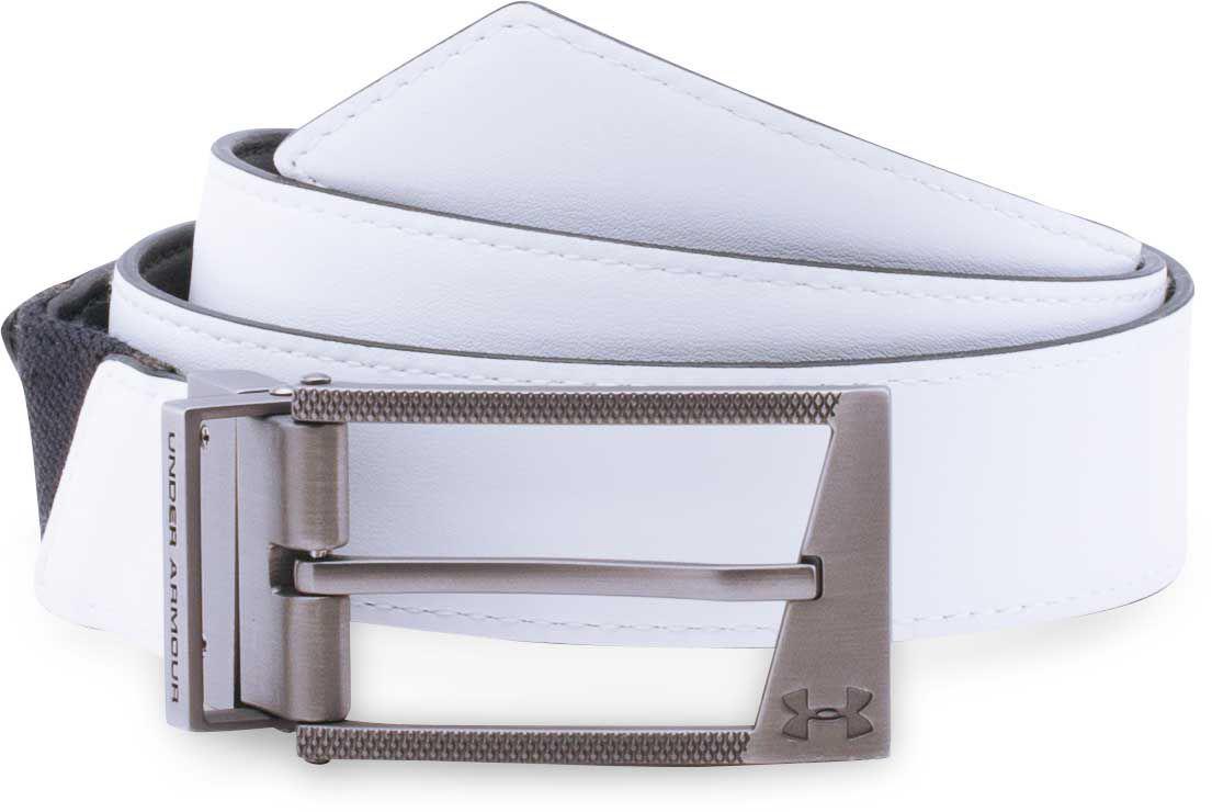 under armour white golf belt