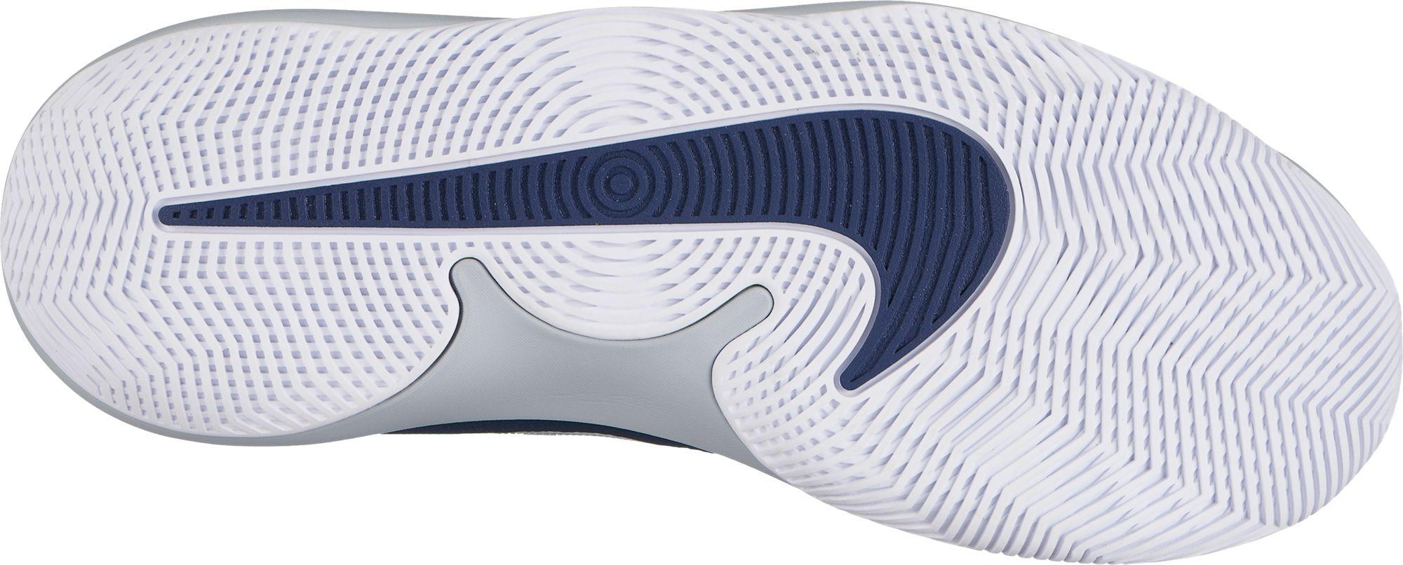 Nike Synthetic Air Precision Basketball Shoes in Midnight Navy/White