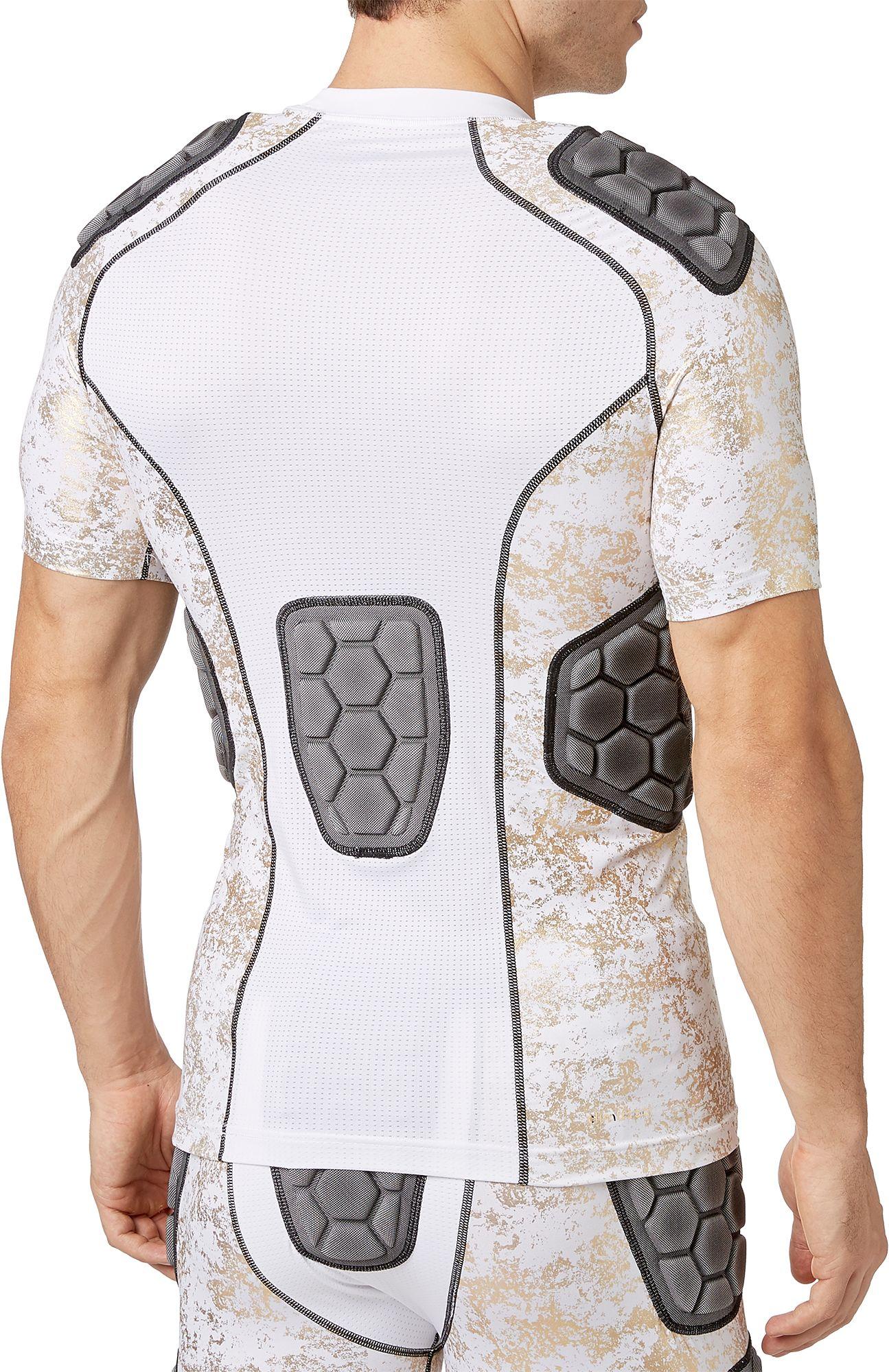 adidas Adult Techfit Gold Foil Padded Football Shirt in Metallic Lyst