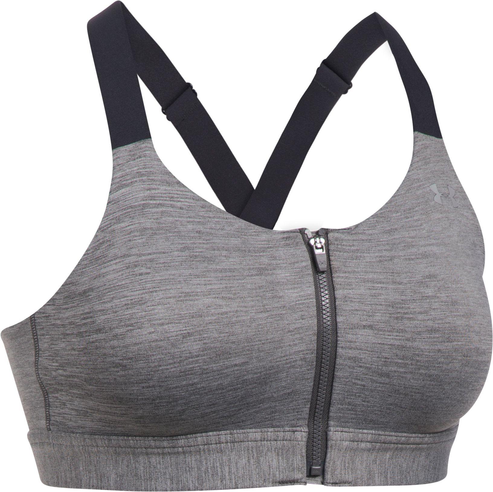 Under Armour Eclipse Zip Front High-impact Sports Bra in ...