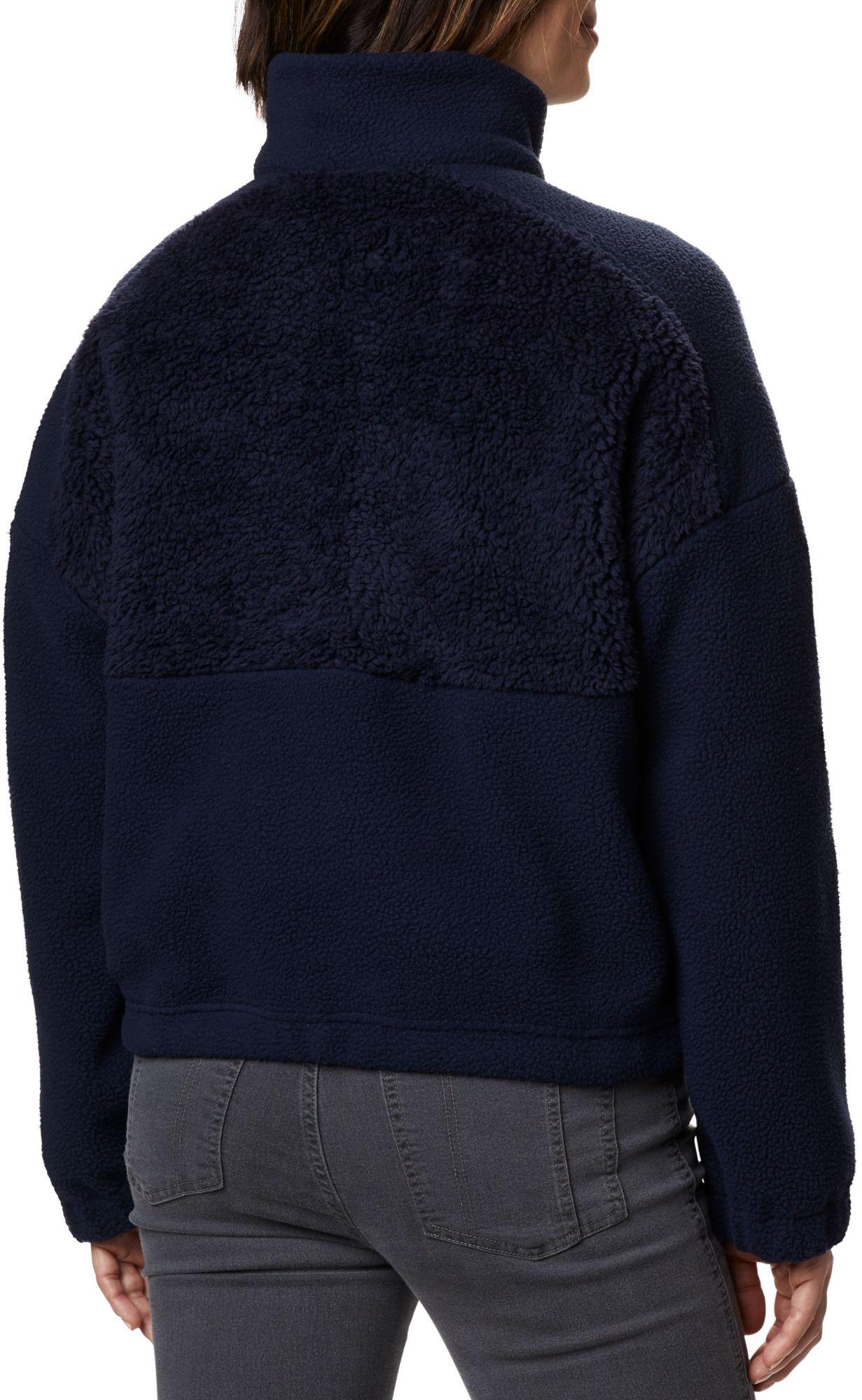 Columbia Fleece Lodge Sherpa Full-zip Sherpa Pullover in Blue - Lyst