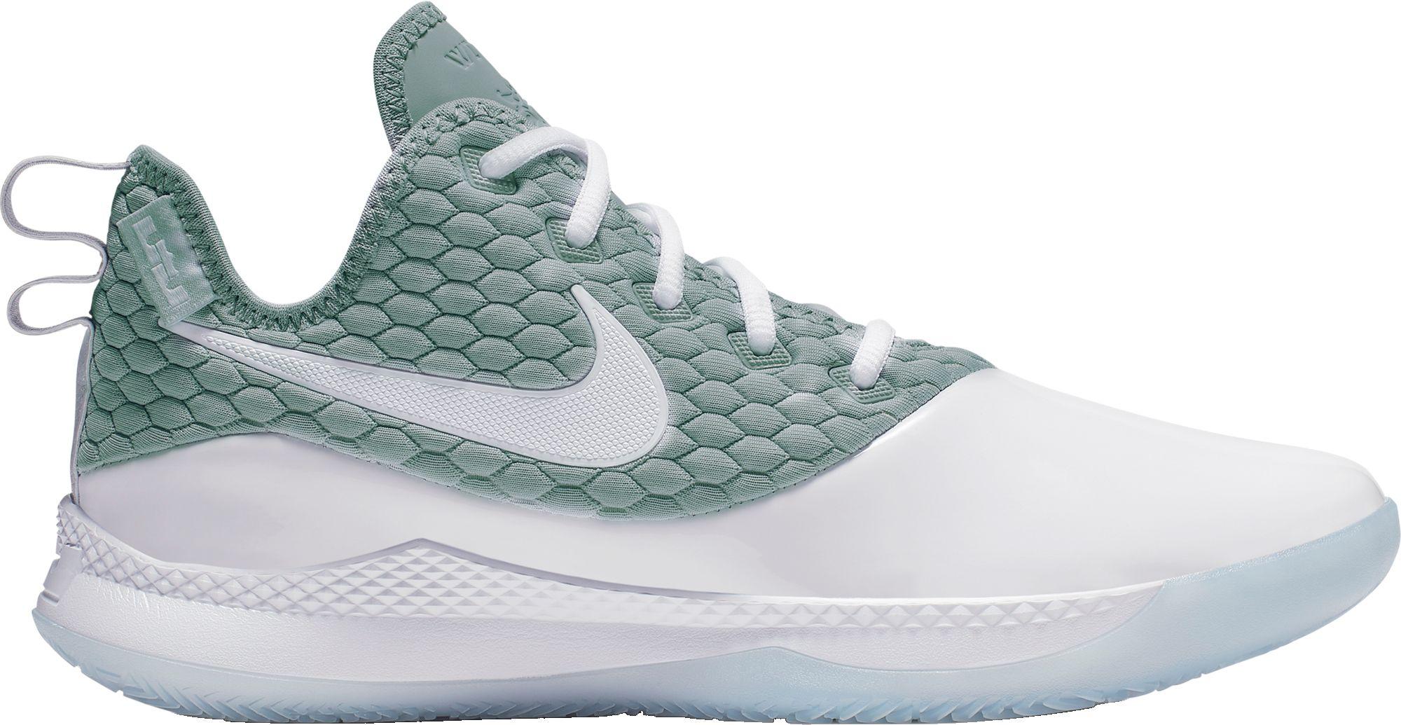 Nike Leather Lebron Witness Iii Prm Basketball Shoes in Gray for Men - Lyst