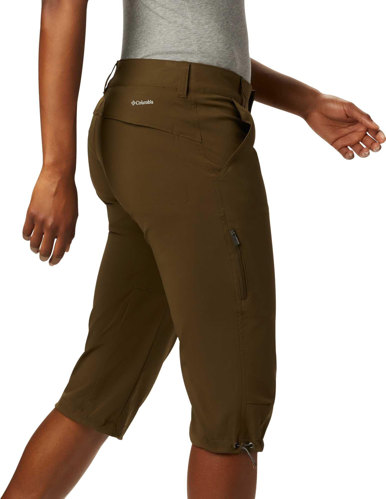 Columbia Synthetic Saturday Trail Ii 18'' Knee Pants in Olive Green