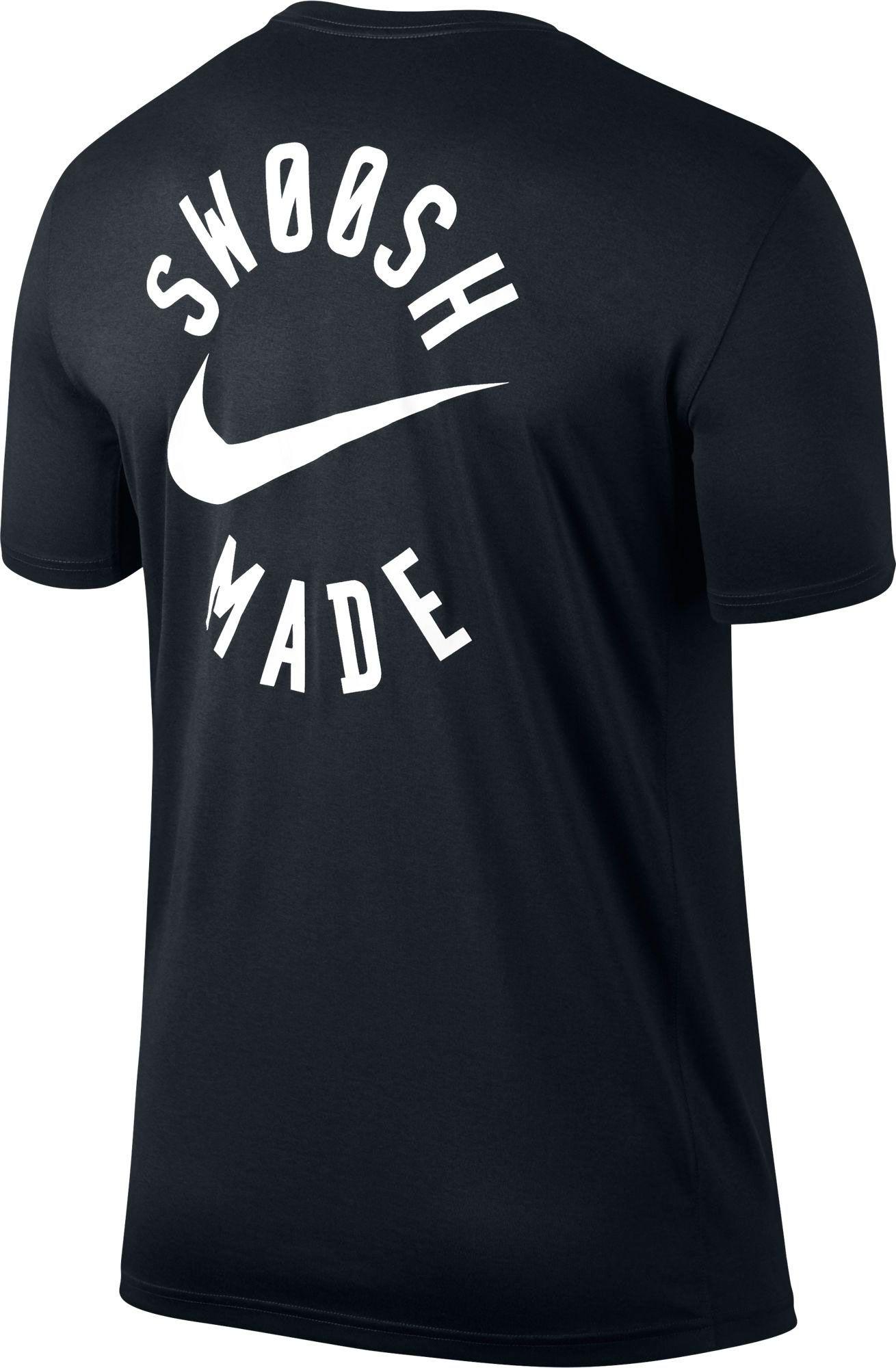 Download Nike Synthetic Swoosh Made Legend Graphic T-shirt in Black ...