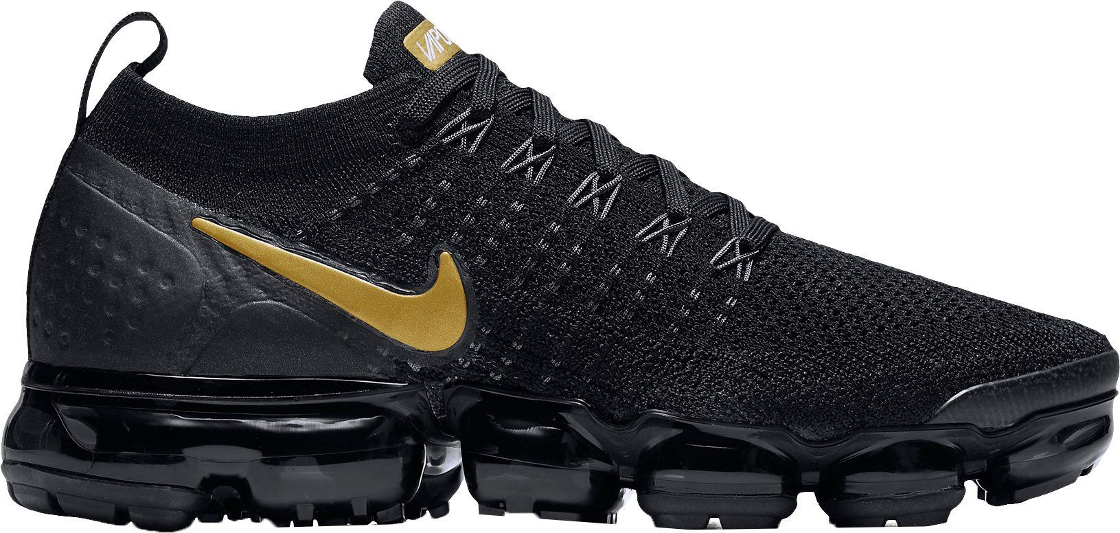 black and gold vapormax flyknit 2