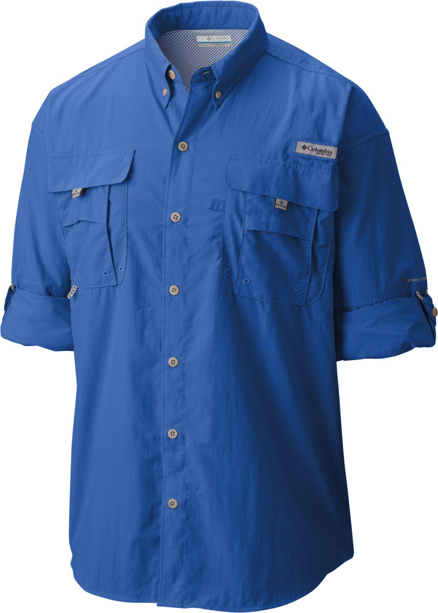 columbia blue long sleeve shirt