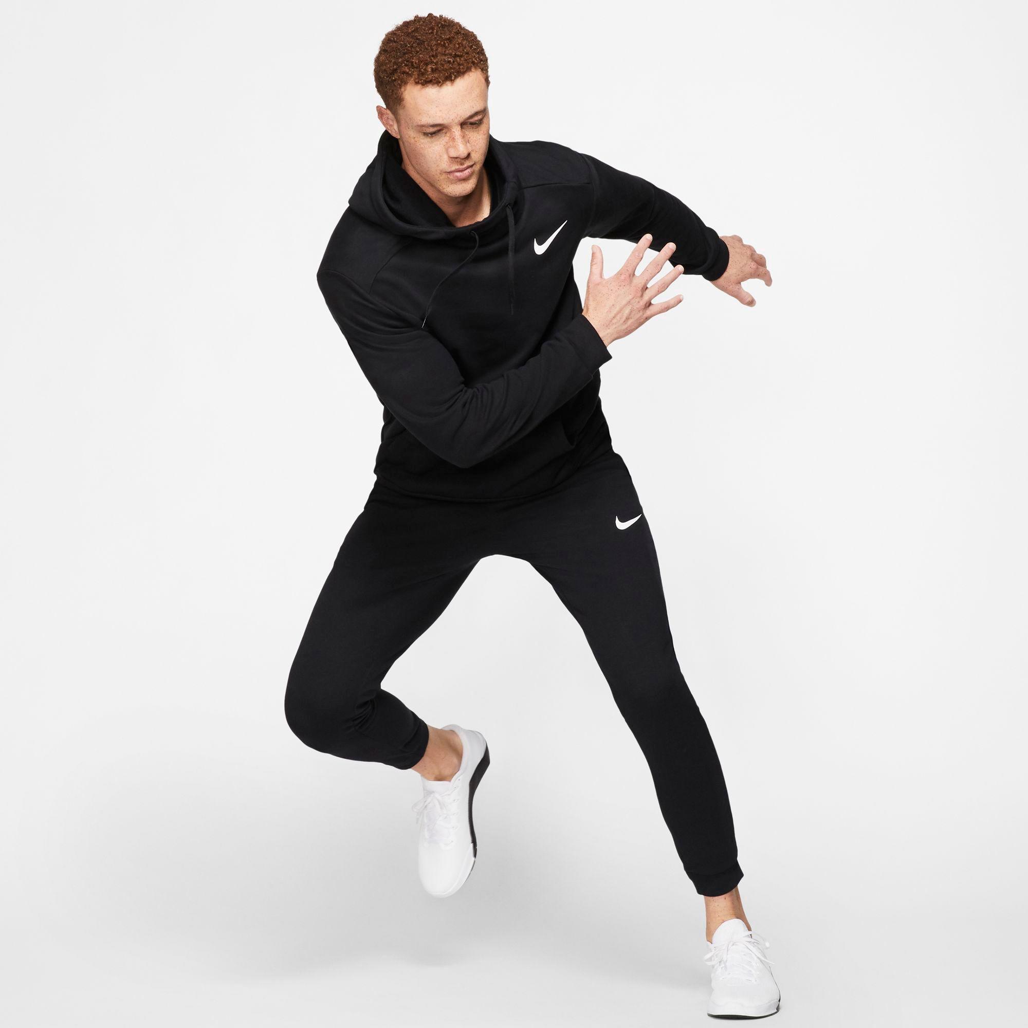 black dri fit hoodie
