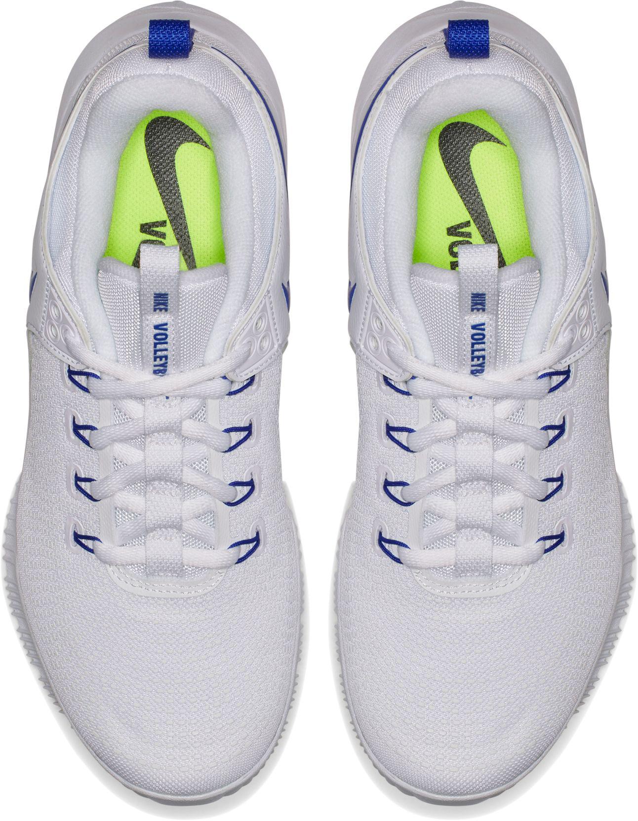 Nike Rubber Zoom Hyperace 2 Volleyball Shoes in White/Blue (Blue) - Lyst