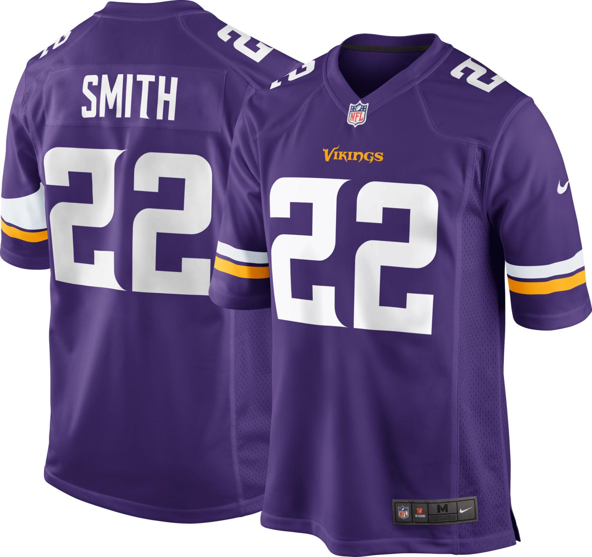 Nike Satin Home Game Jersey Minnesota Vikings Harrison Smith 22 in