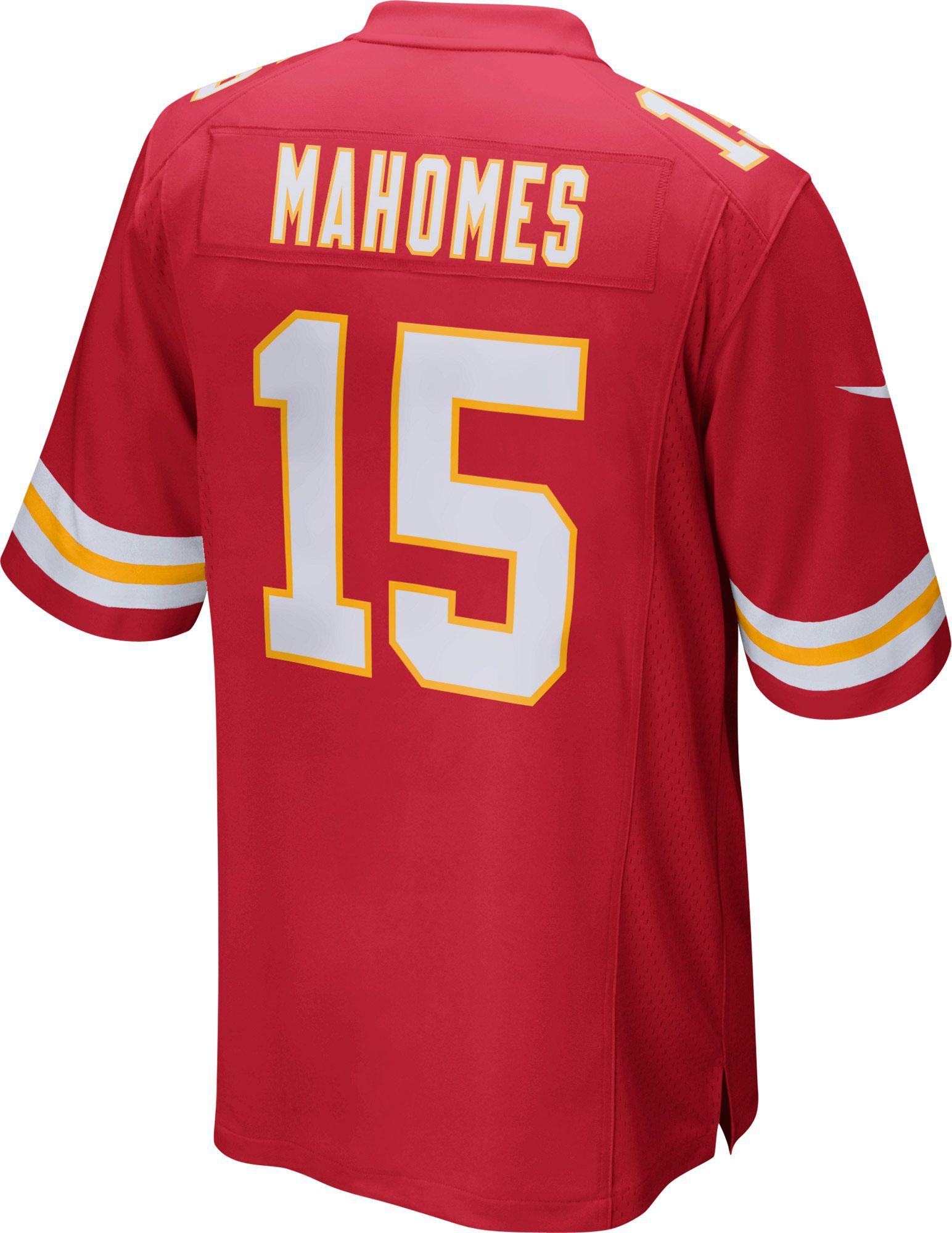 Nike Satin Home Game Jersey Kansas City Chiefs Patrick Mahomes 15 in