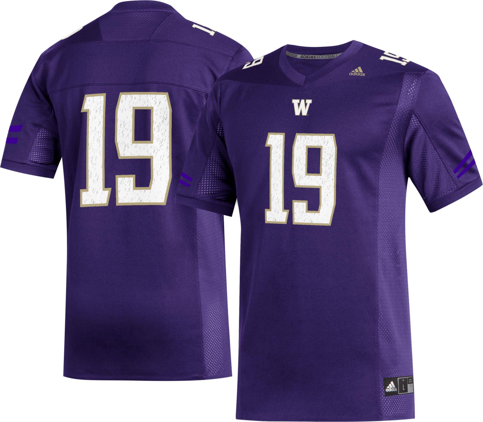 adidas Washington Huskies #19 Purple Replica Football Jersey for Men - Lyst