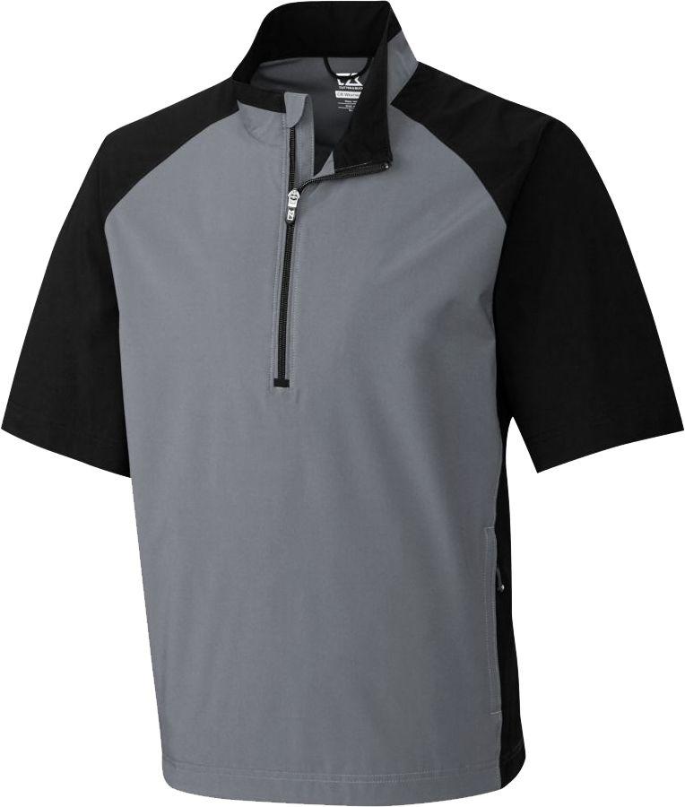 Cutter & Buck Synthetic Cb Weathertec Summit Quarterzip Short Sleeve Golf Pullover for Men Lyst