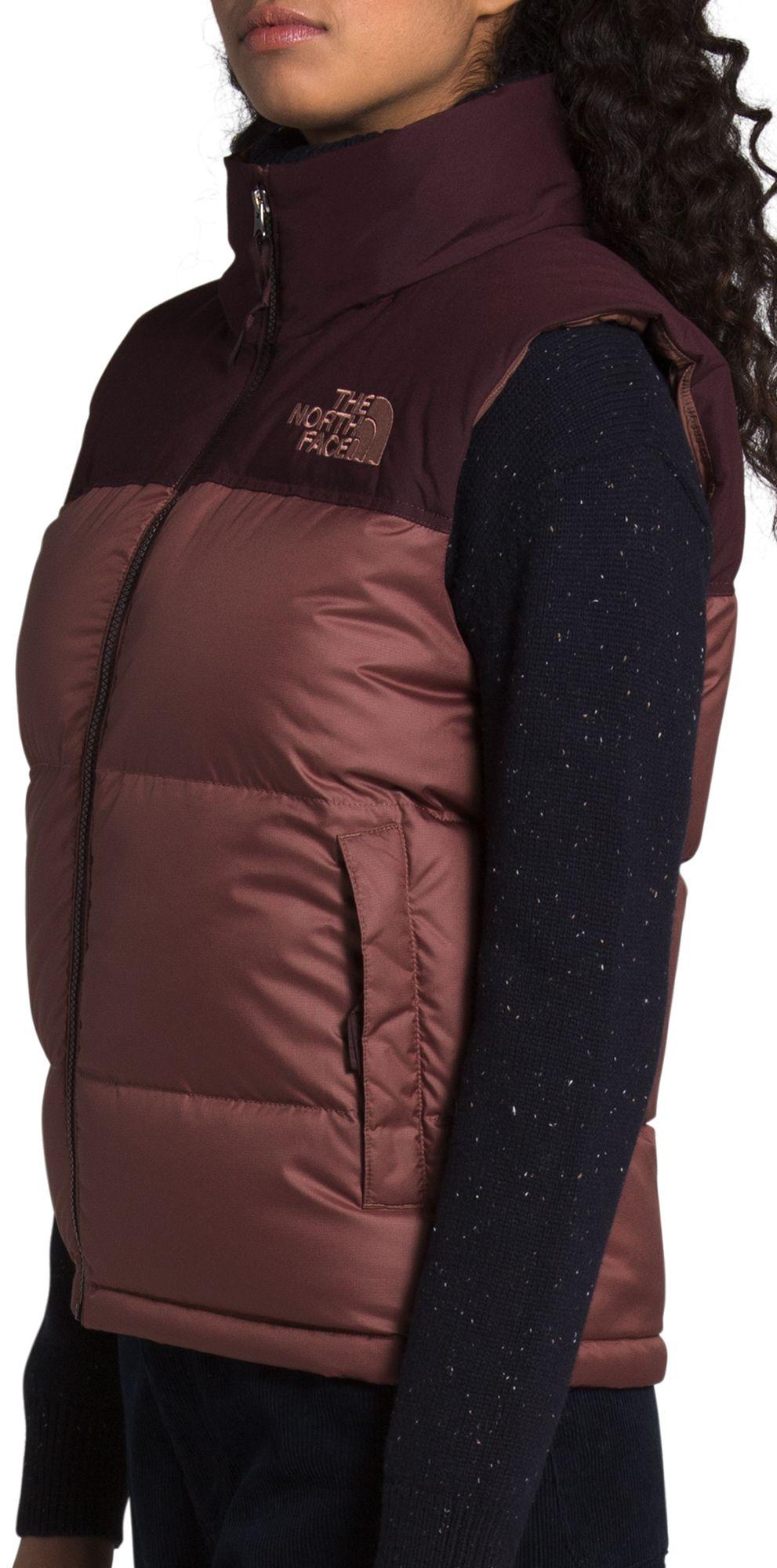 The North Face Synthetic Eco Nuptse Down Jacket In Brown Save 28 Lyst
