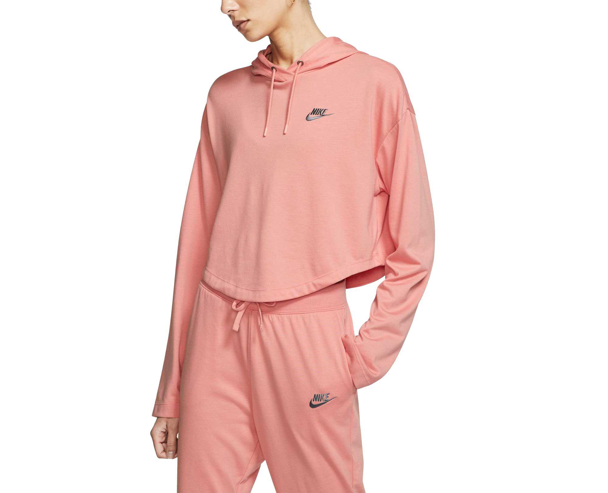light pink womens nike hoodie