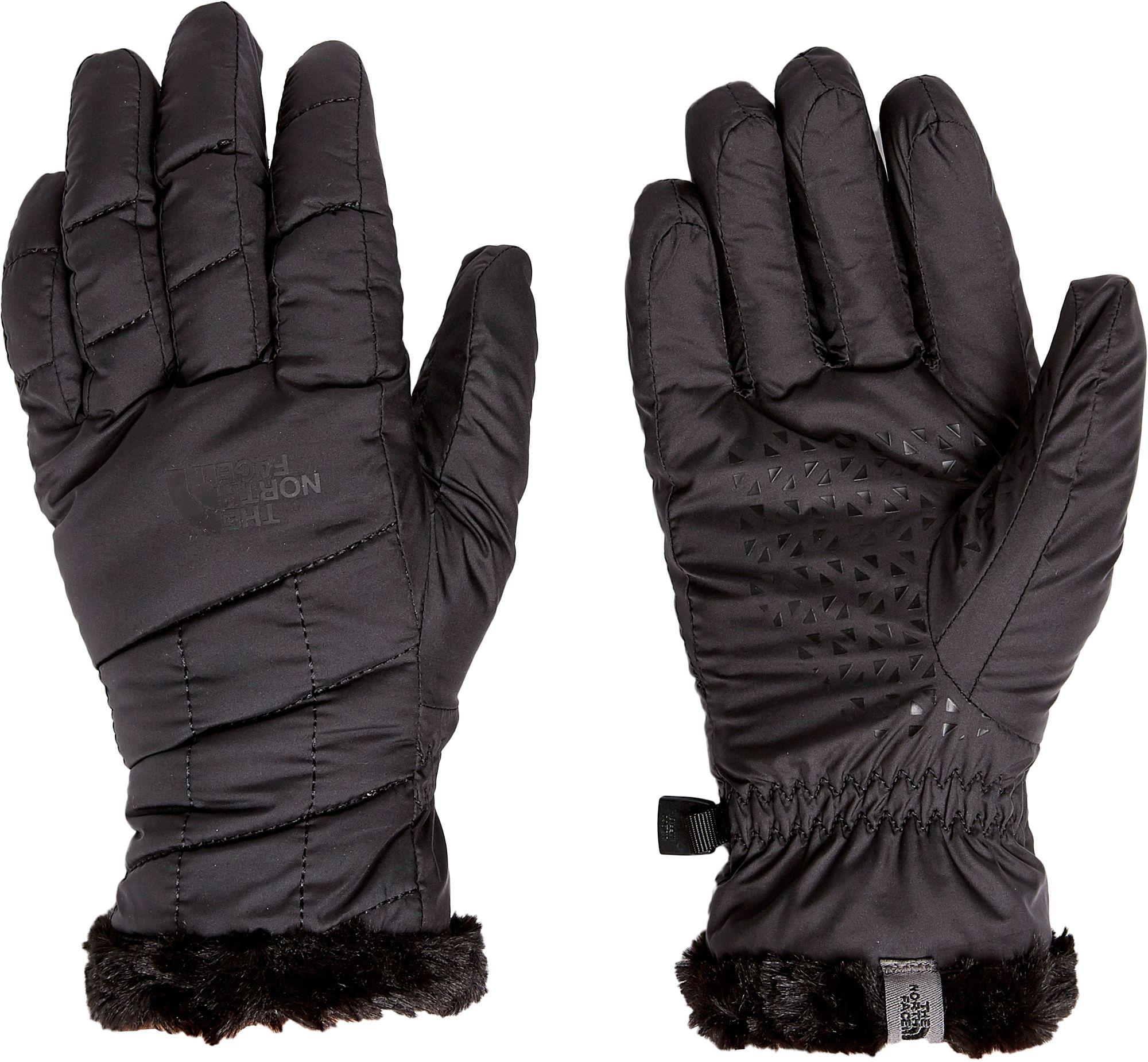 The North Face Fleece Mossbud Swirl Gloves in Black Lyst