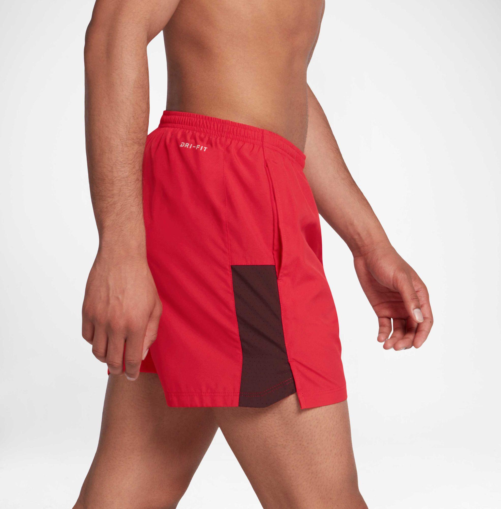 nike challenger shorts red