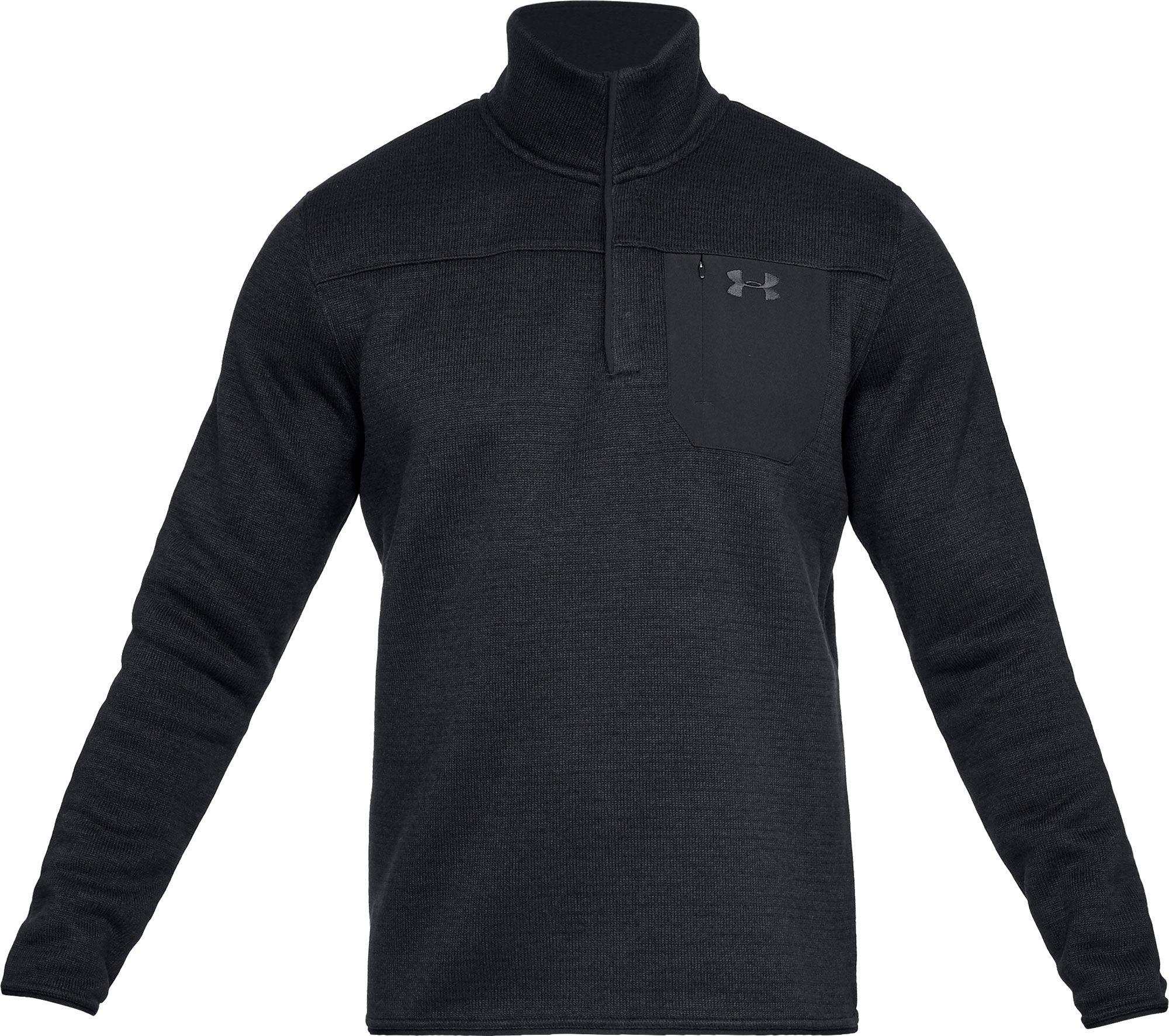 under armour men's sweaterfleece henley