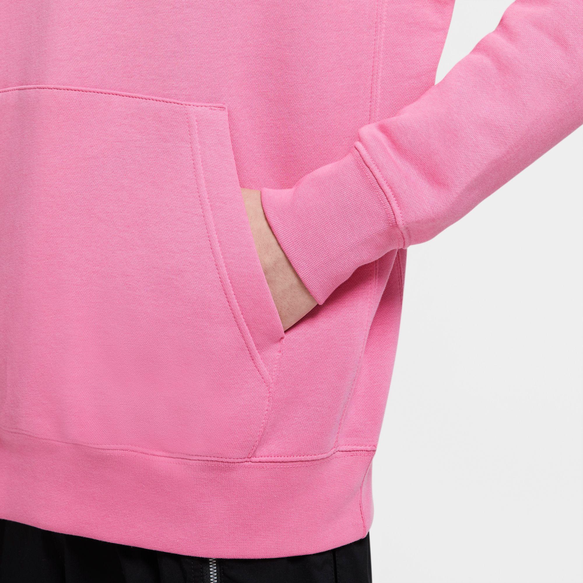 Nike Futura Club Fleece Hoodie in Pink for Men - Lyst