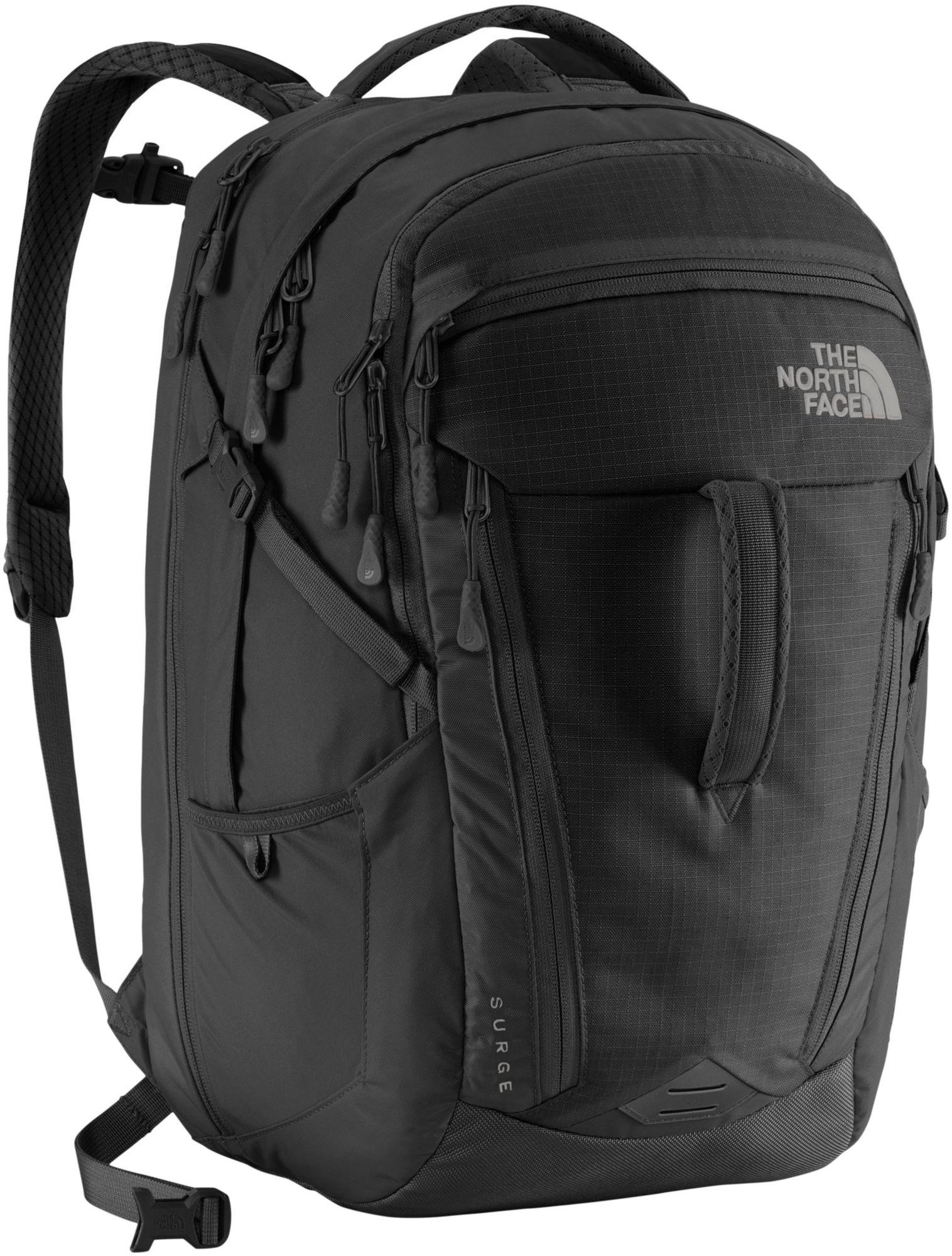 the north face surge backpack black