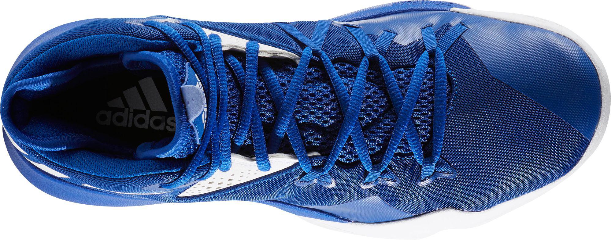 adidas Rubber Dual Threat 2017 Basketball Shoes in Blue