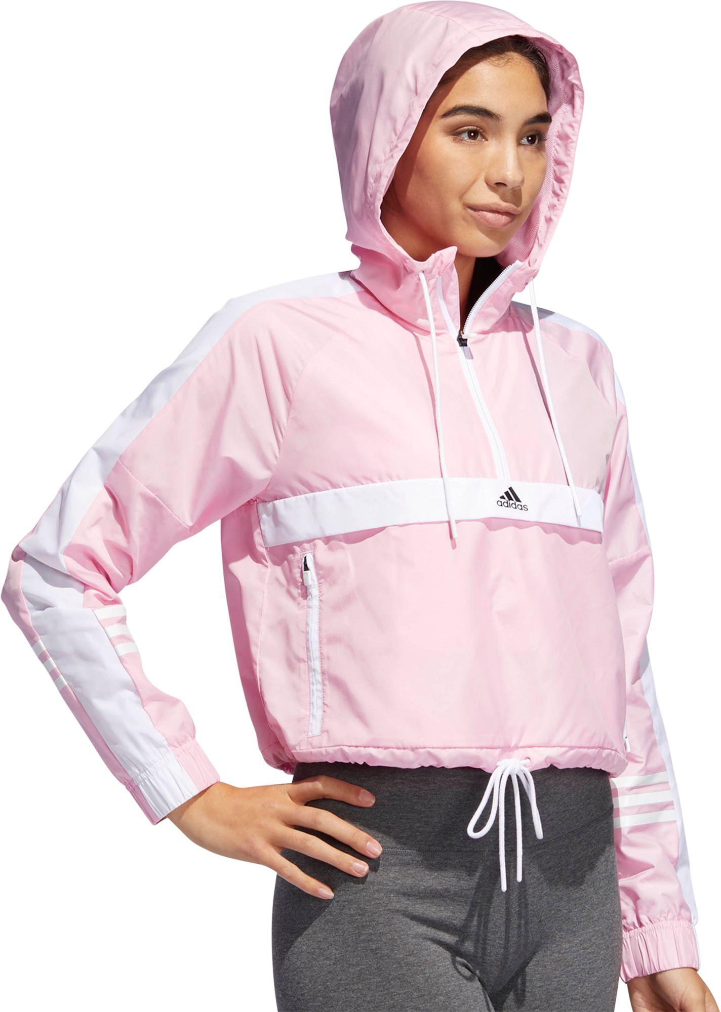 adidas jacket women pink