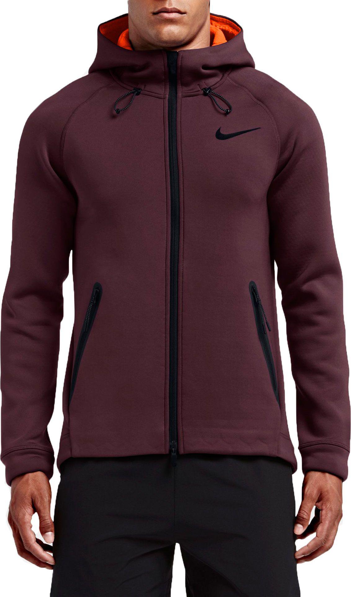 nike therma sphere full zip hoodie