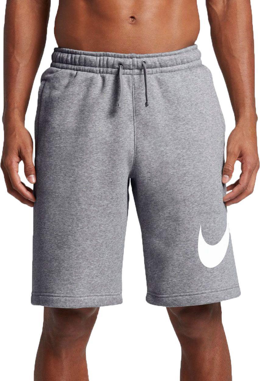 gray nike sweat shorts
