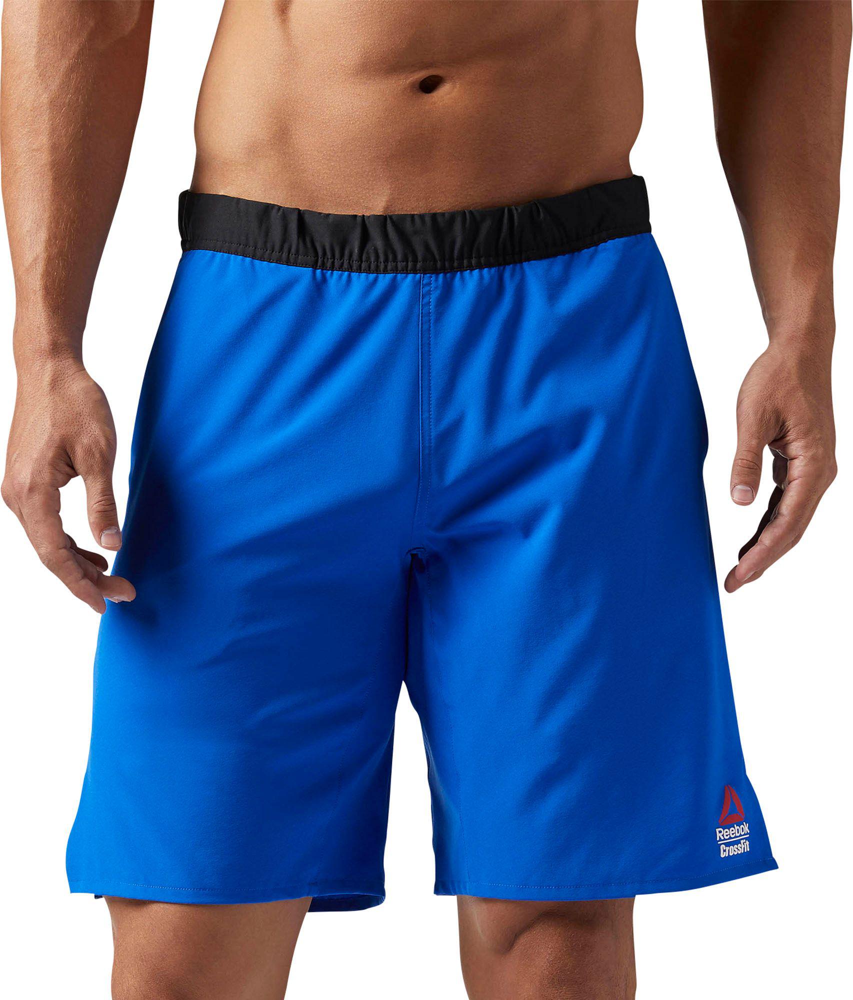 reebok crossfit shorts blue