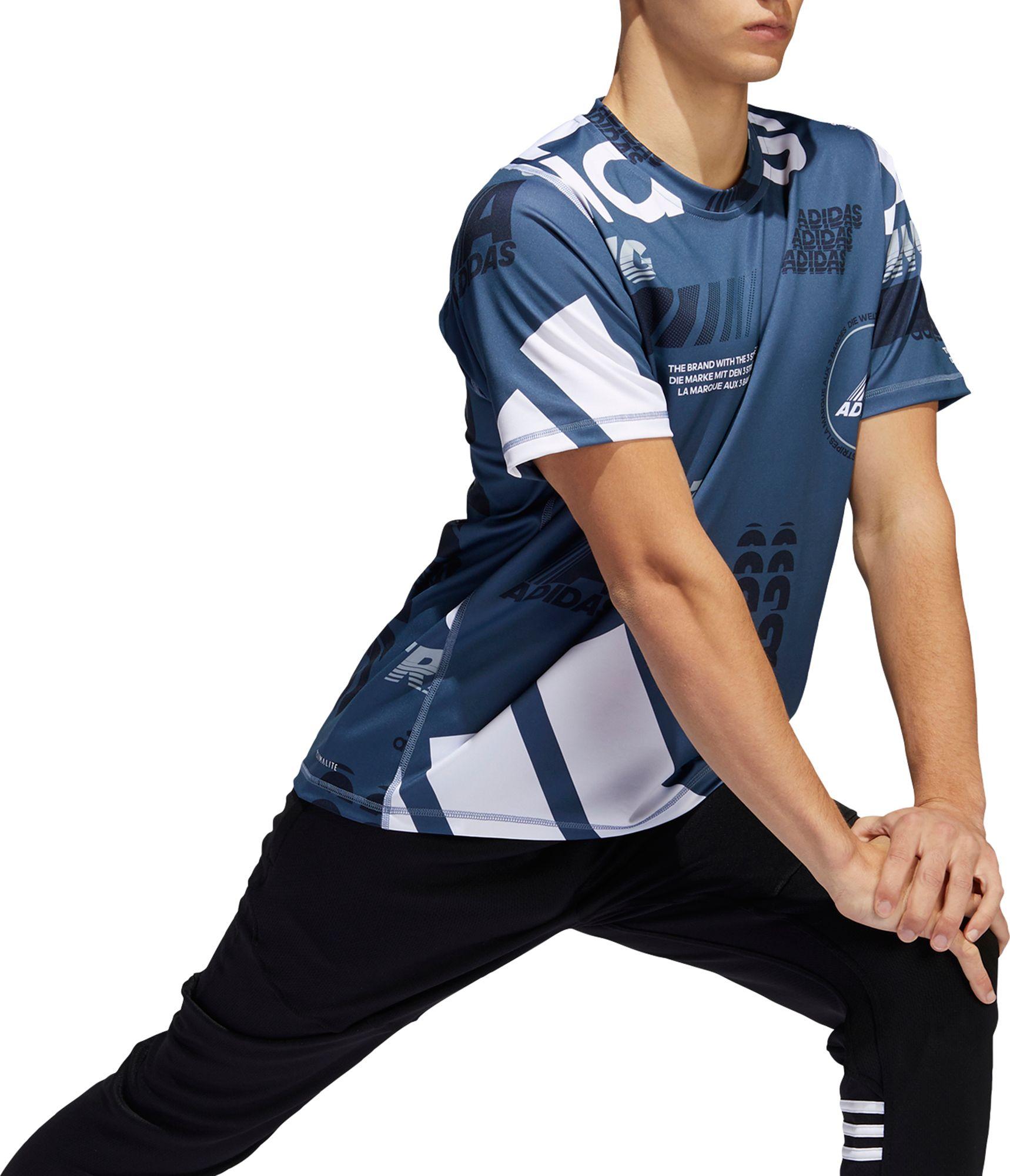 adidas freelift daily print tee