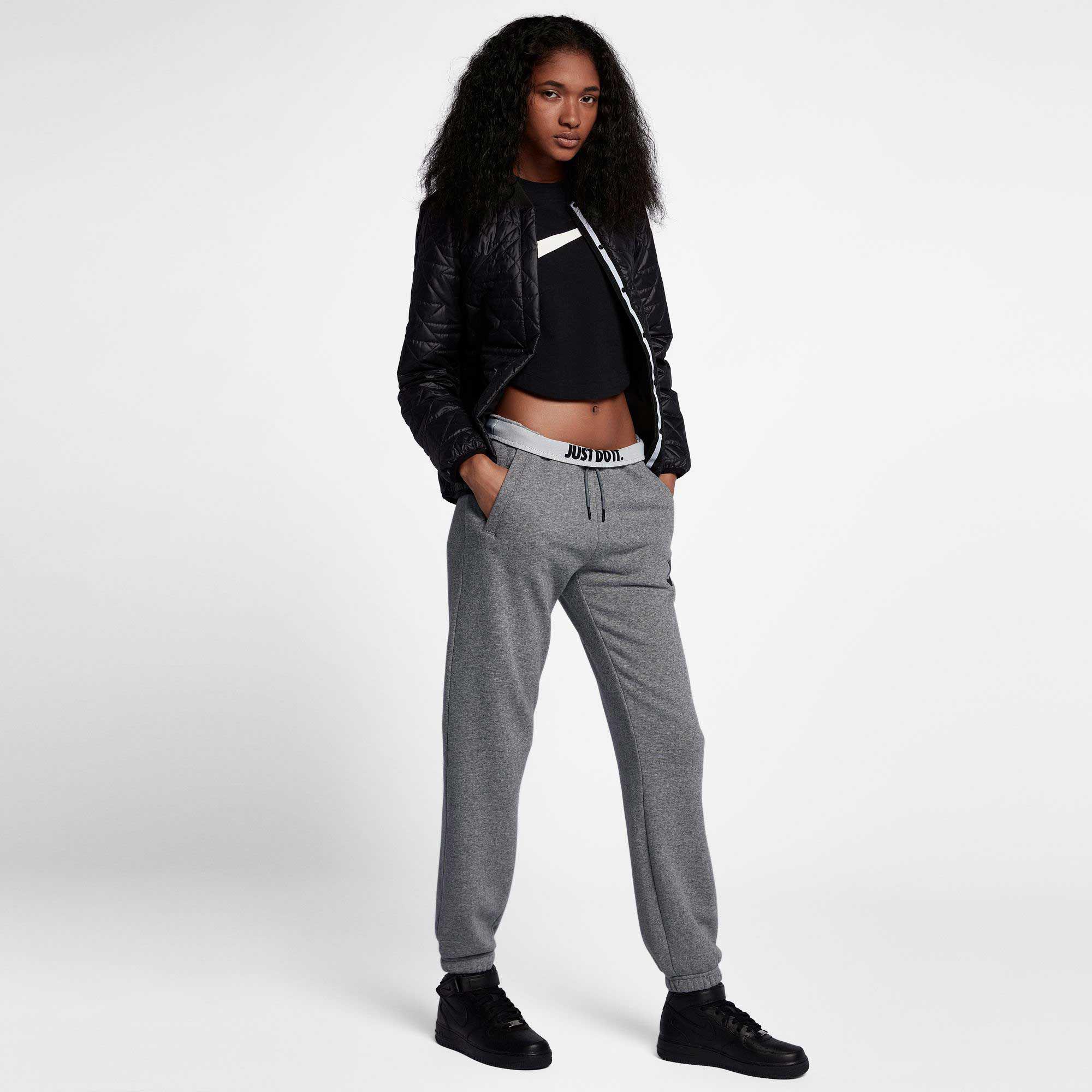 Nike Fleece Sportswear Loose Rally Sweatpants in Carbon Heather (Gray) |  Lyst