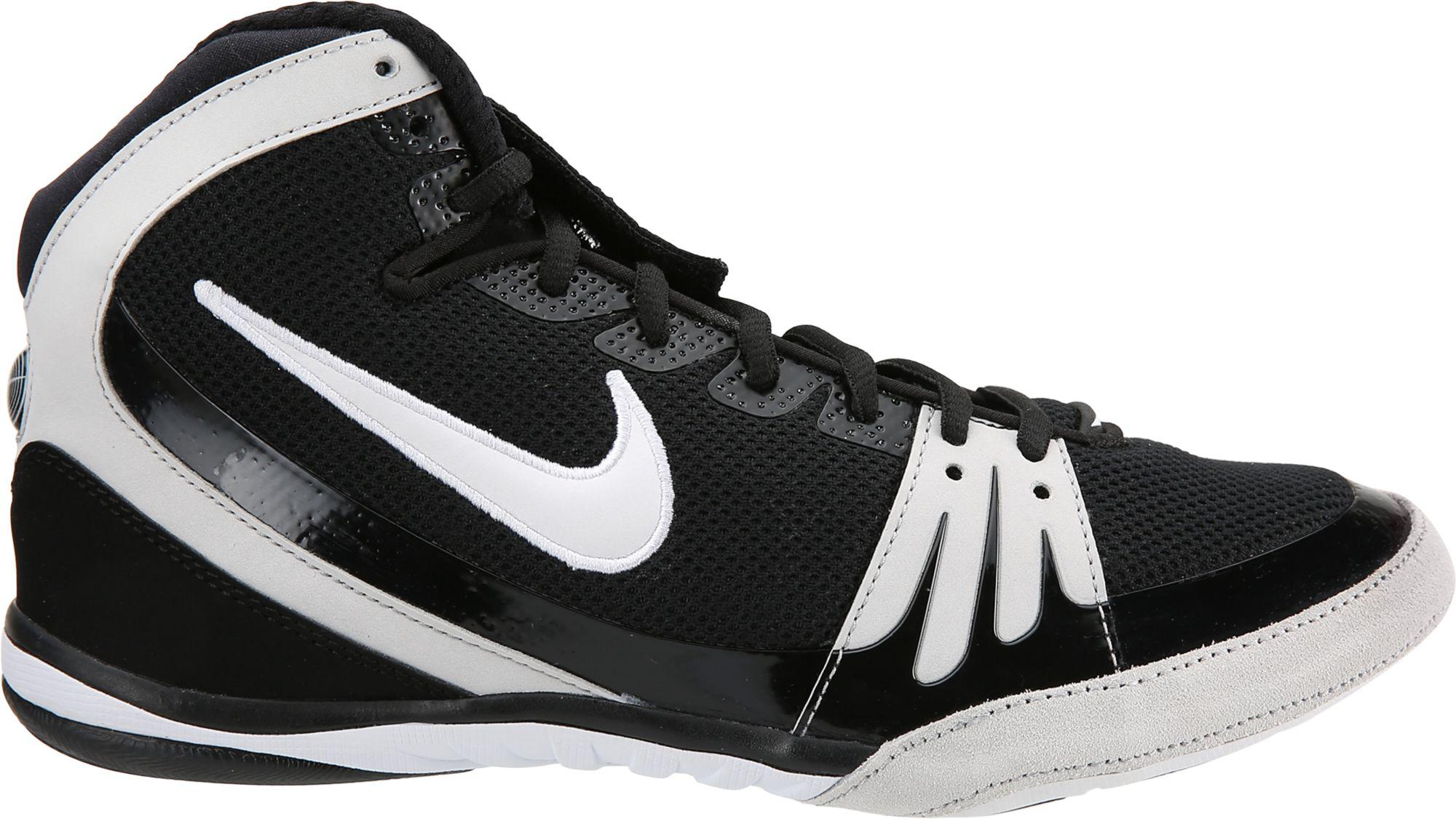 Nike Leather Freek Wrestling Shoes in Black/White (Black) for Men - Lyst