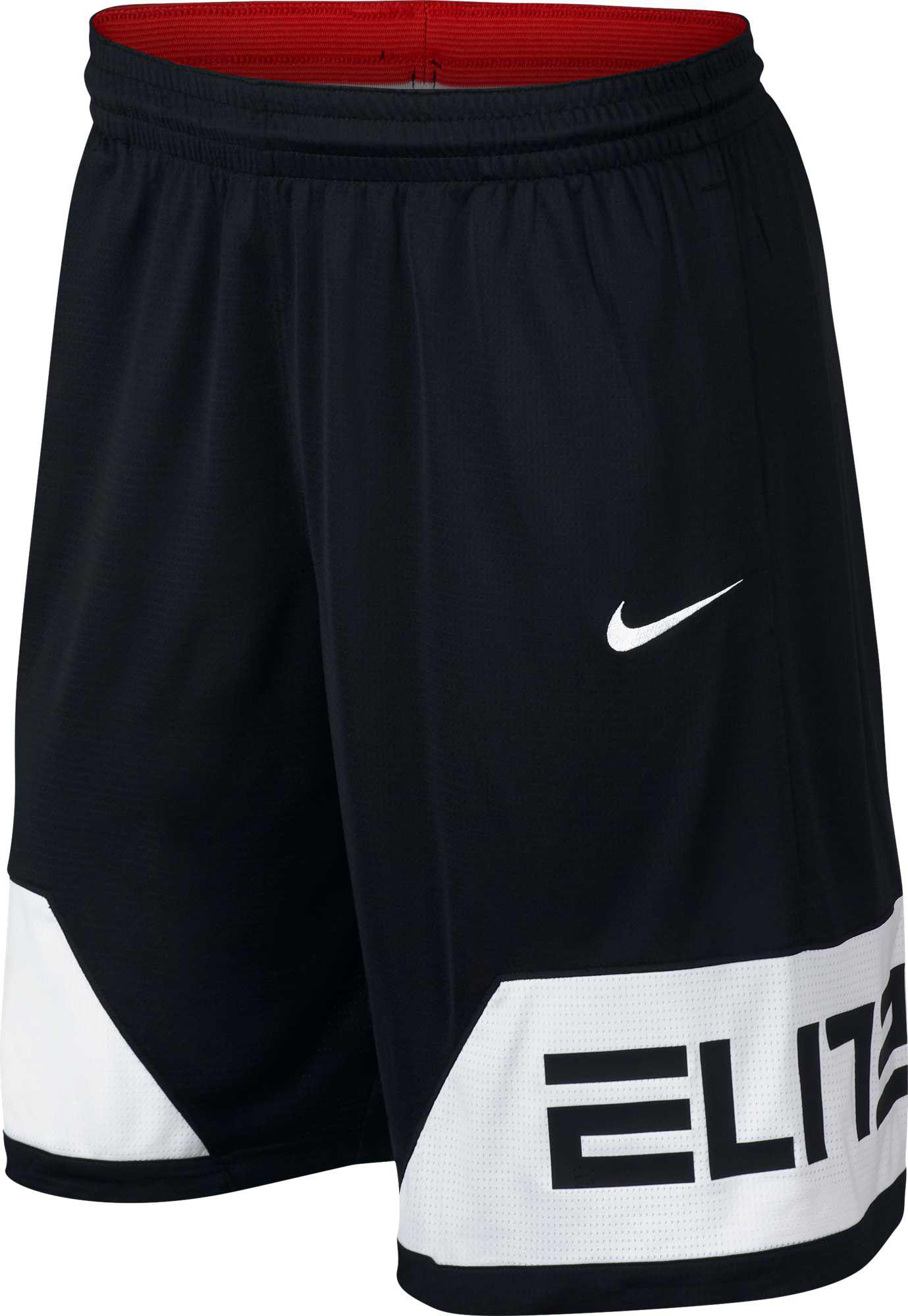 nike men's dry elite block basketball shorts