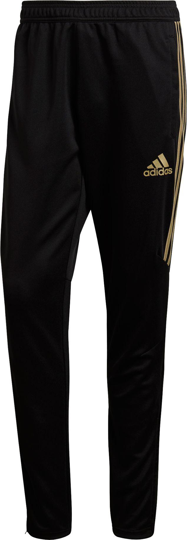 adidas Synthetic Tiro 17 Training Pants in Black/Gold (Black) for Men | Lyst