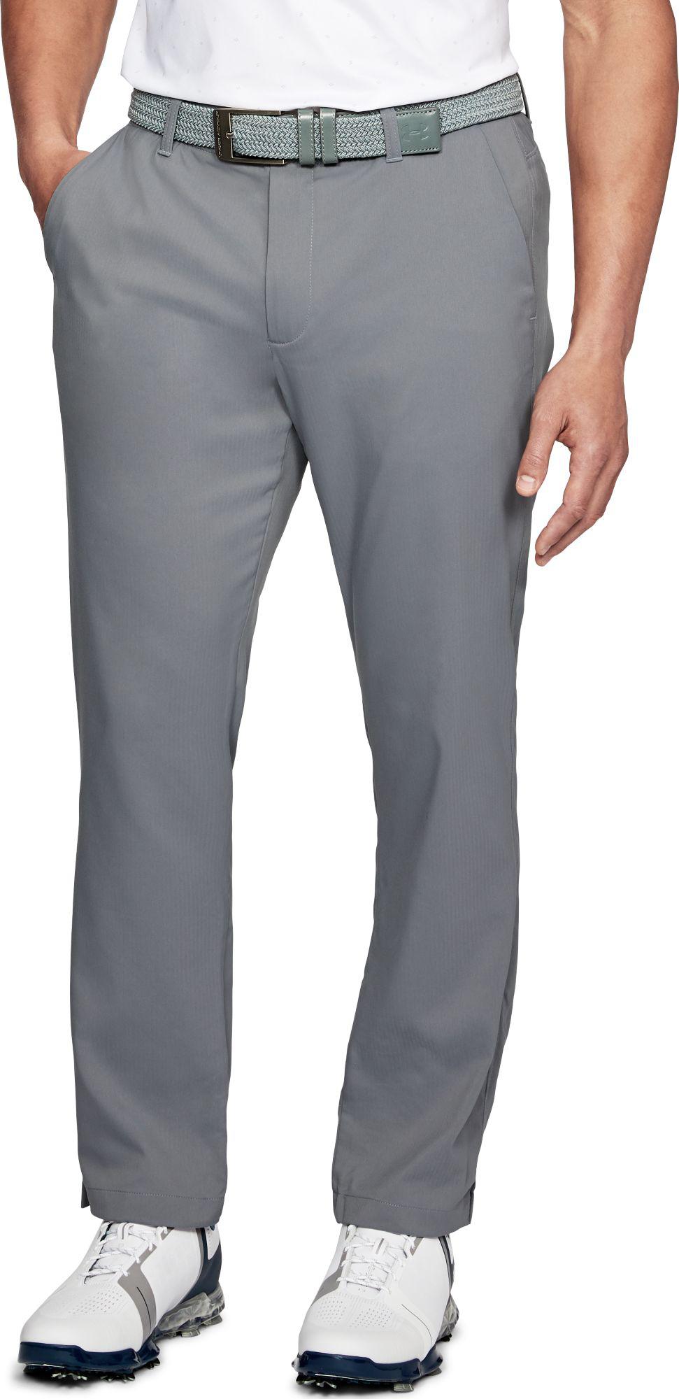 Under Armour Synthetic Showdown Straight Golf Pants in Zinc Gray (Gray ...