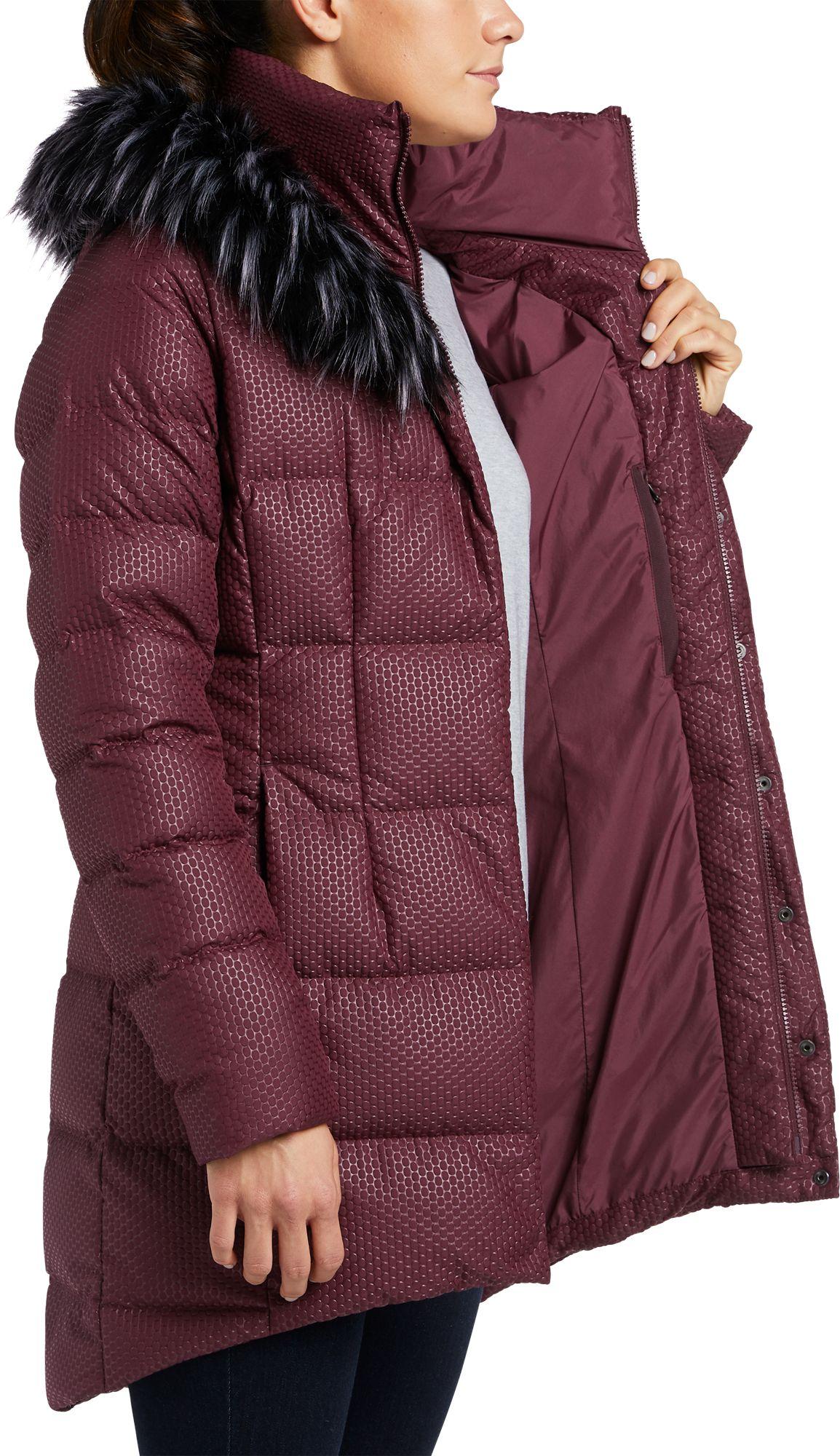 north face fur down parkina