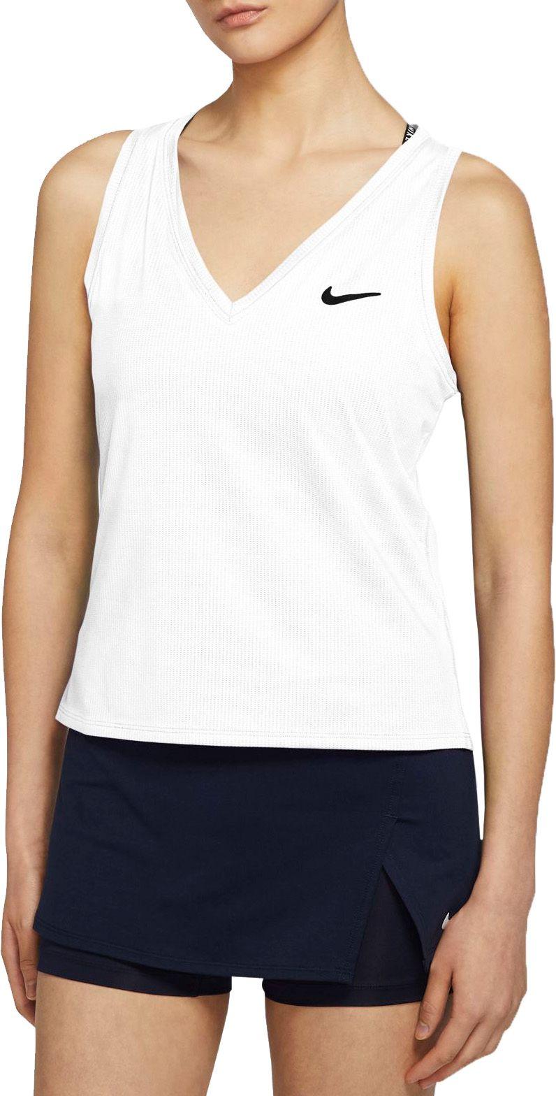 womens white nike tank top