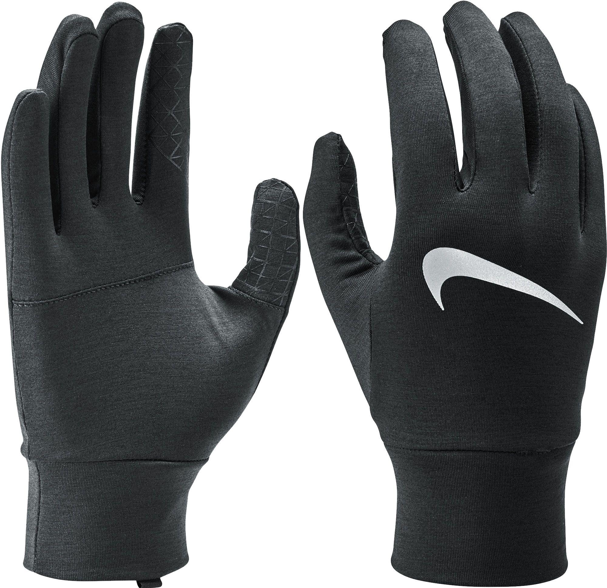 Nike Synthetic Dry Element Running Gloves in Black - Lyst