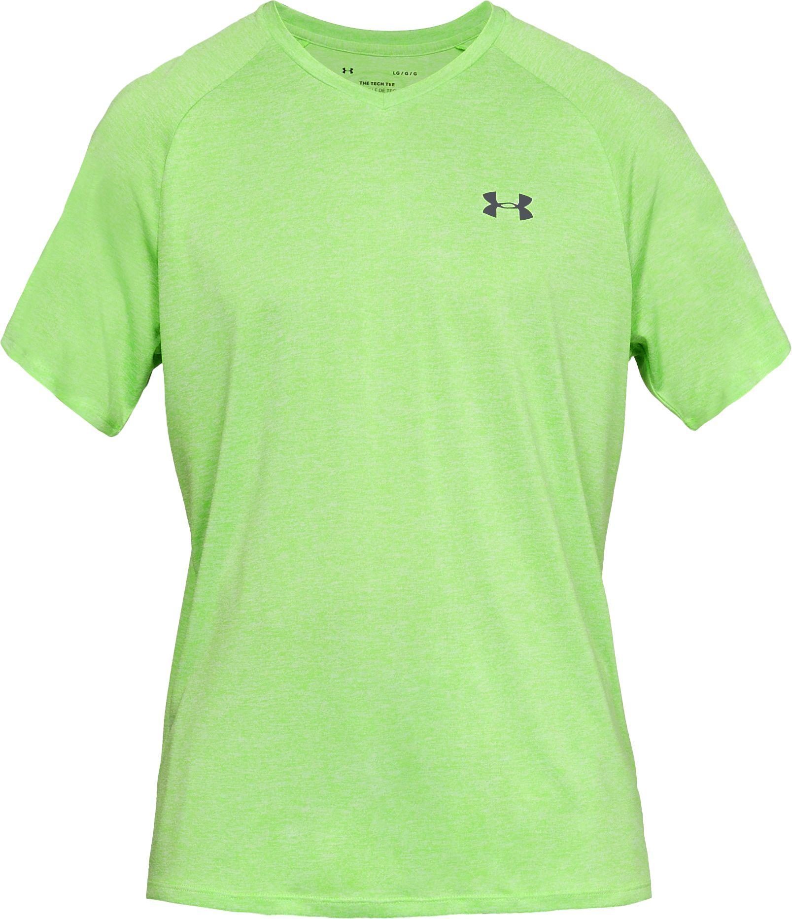 Under Armour Synthetic Tech Vneck Tshirt in Green for Men Lyst
