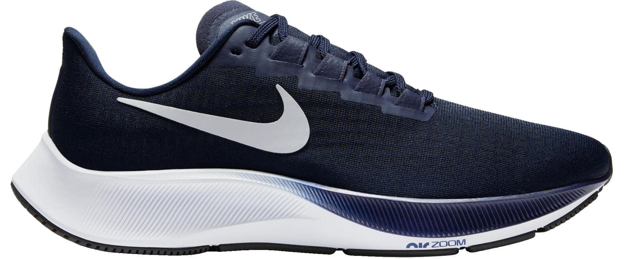 Nike Air Zoom Pegasus 37 Running Shoes in Navy/White (Blue) for Men - Lyst