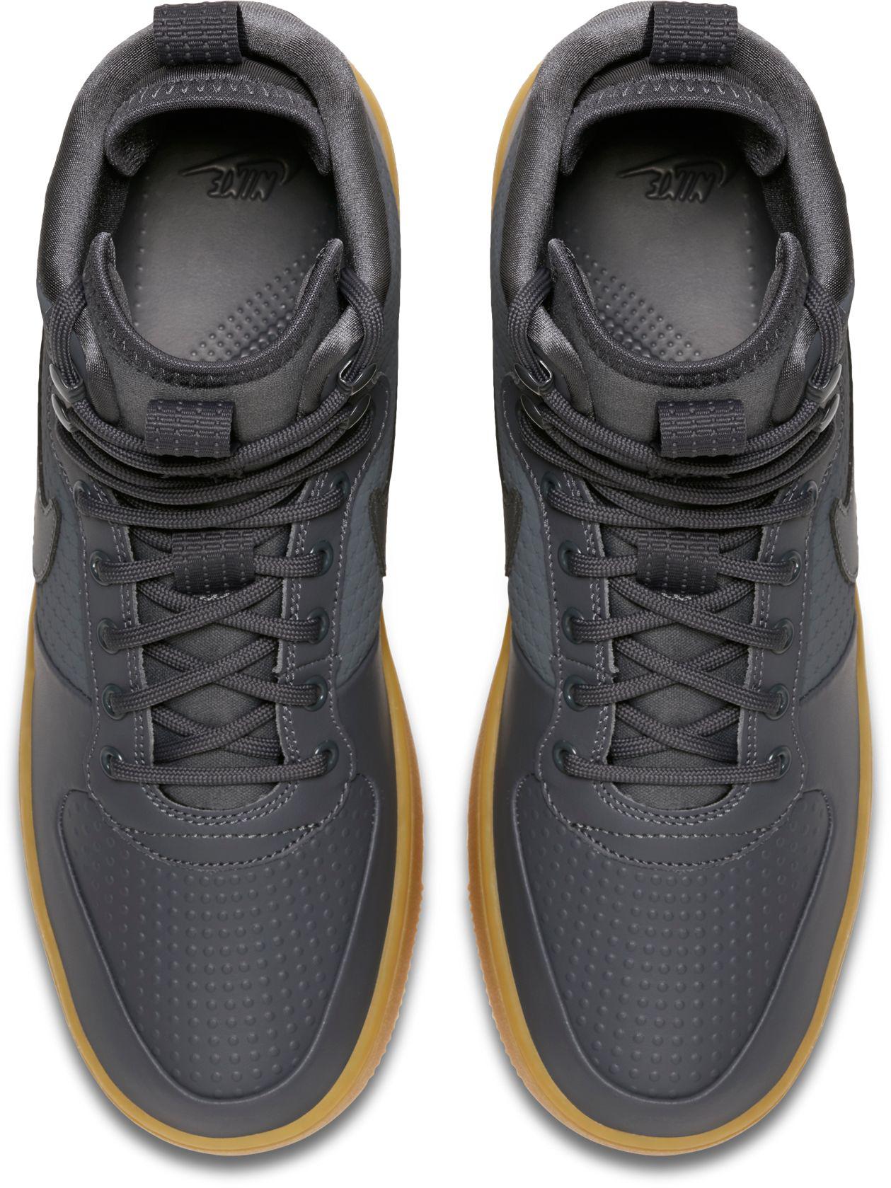 Nike Neoprene Court Borough Mid Winter Shoes In Dark Grey Gray For Men Lyst