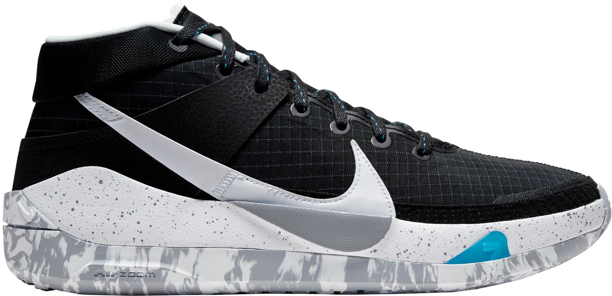 Nike Rubber Zoom Kd13 Basketball Shoes in Black/White/Grey (Black) for