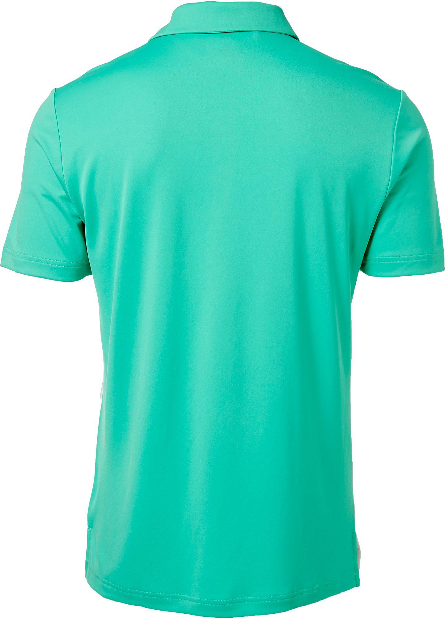 adidas men's advantage wide colorblock golf polo
