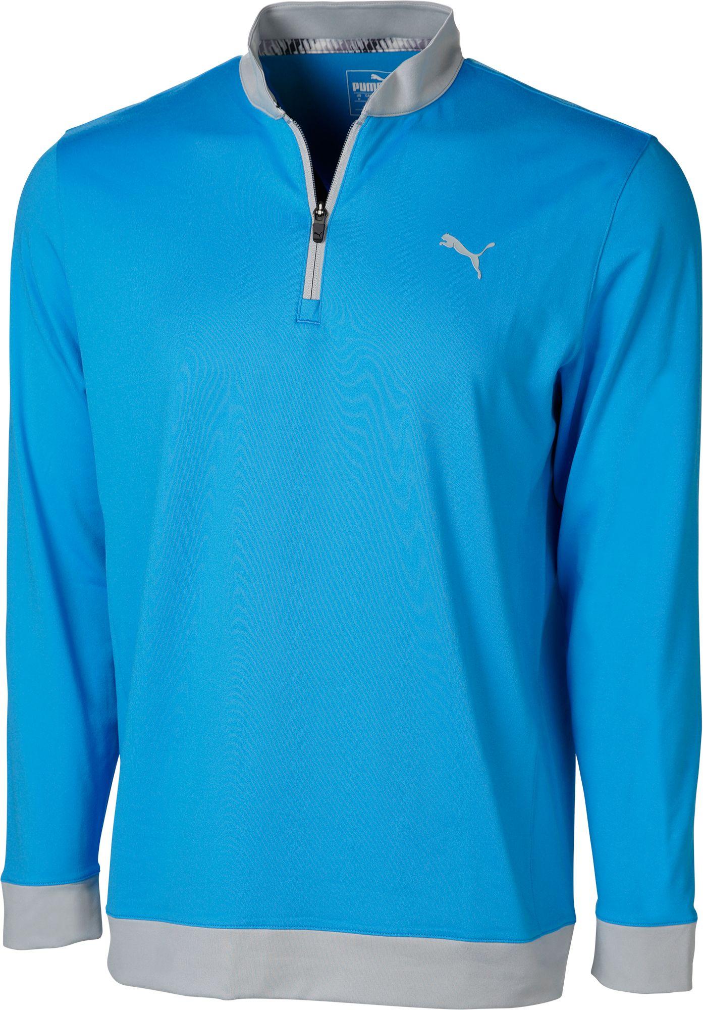 PUMA Stealth 1⁄4 Zip Golf Pullover in Blue for Men Lyst