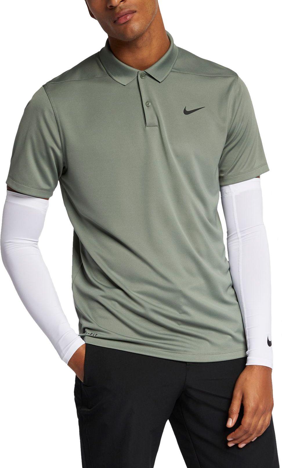 nike men's solid dry victory golf polo